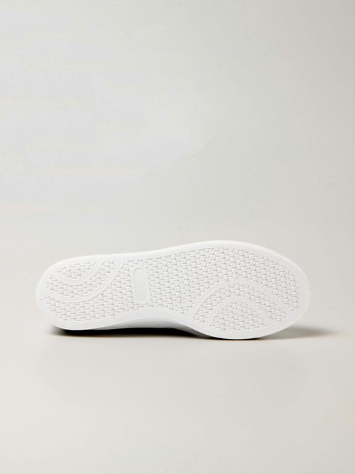 Baskets minimalistes bout rond et lacets Homme Blanc JOI9901 UN1