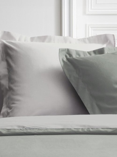 Parure percale de coton, 240 x 220cm Beige ML-PERCAL124388 DE1