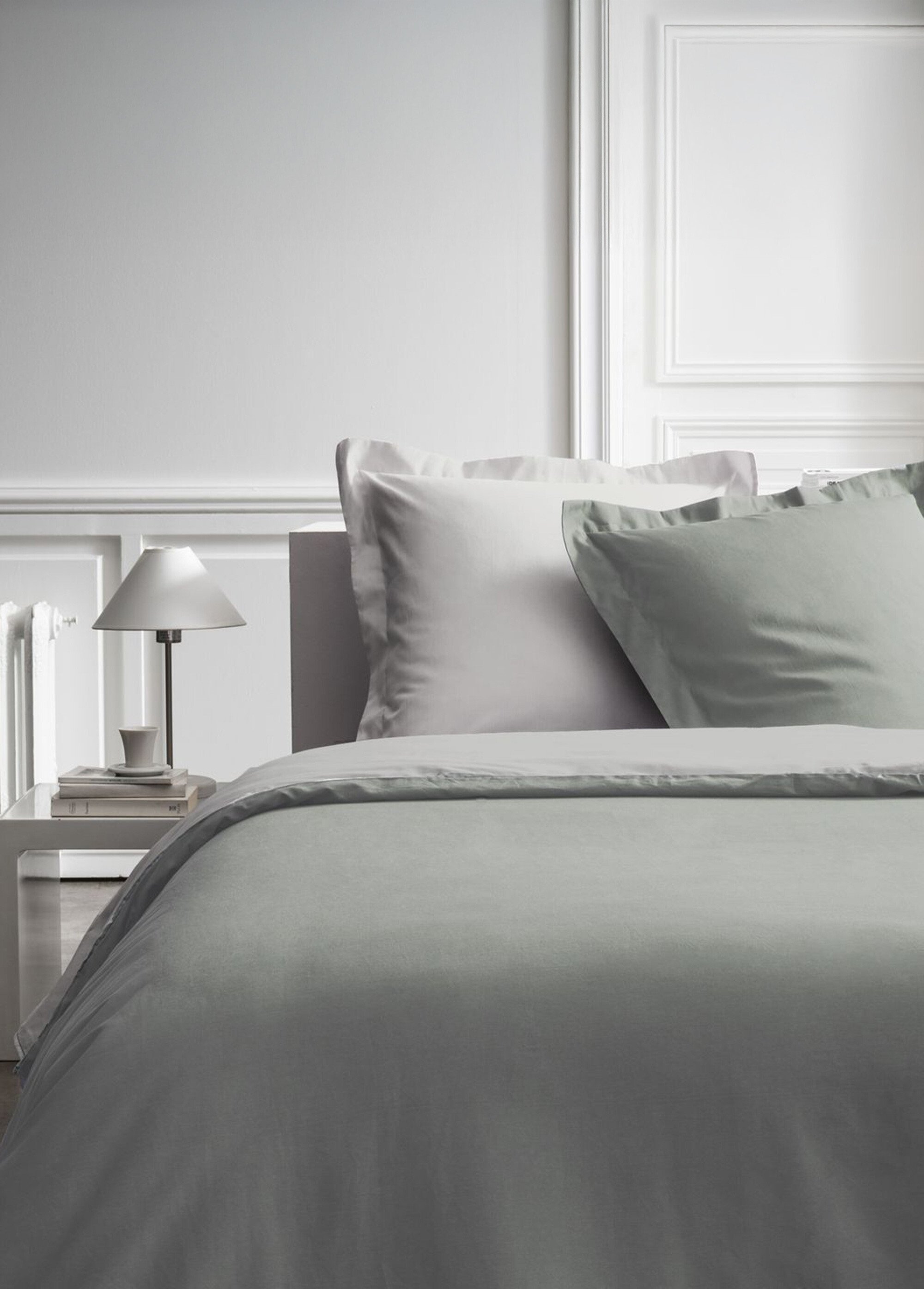 Parure percale de coton, 240 x 220cm Beige ML-PERCAL124388 FA1