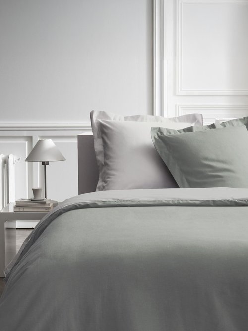 Parure percale de coton, 240 x 220cm Beige ML-PERCAL124388 FA1