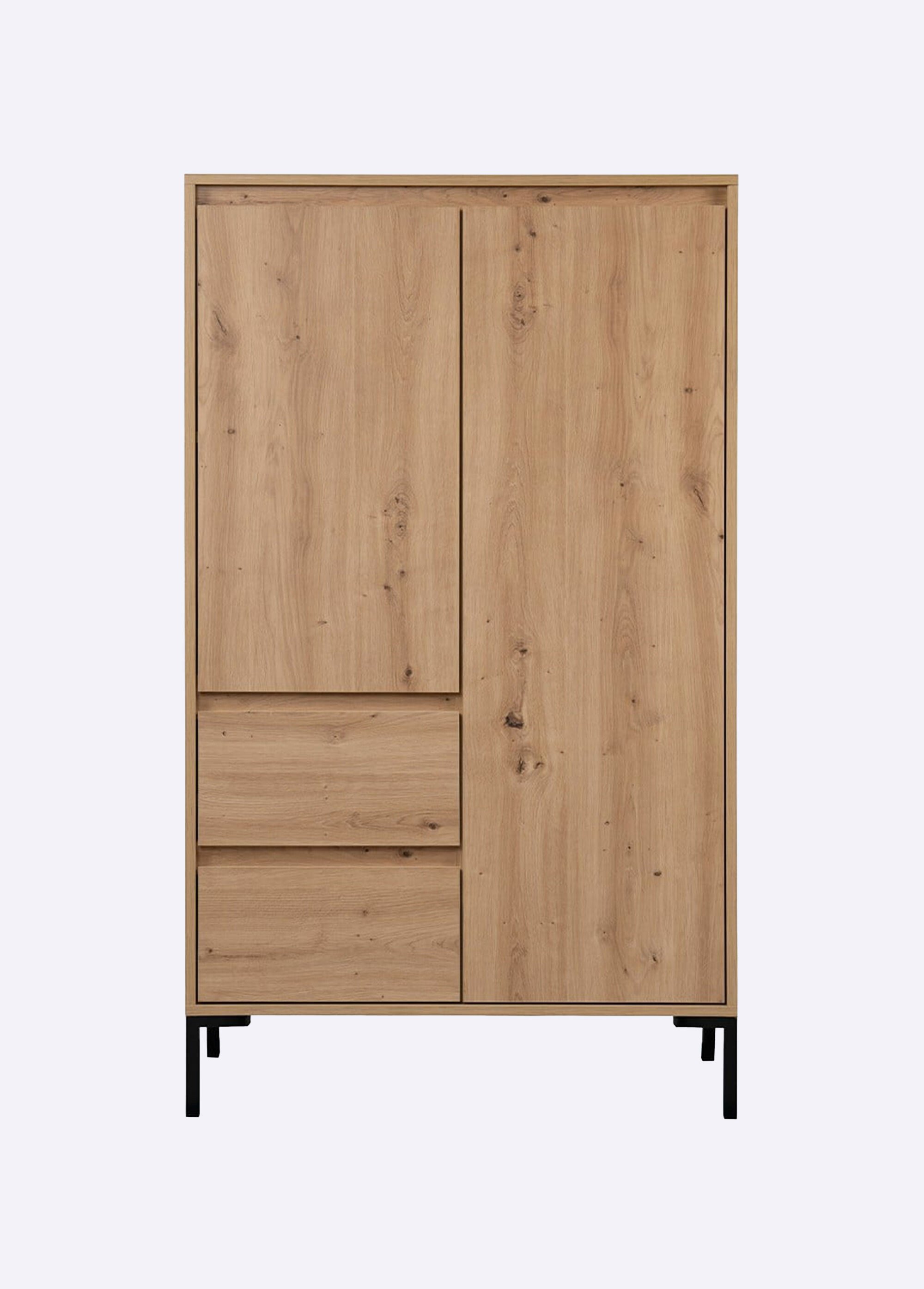 PLOCK Armoire décor chêne, 2 portes