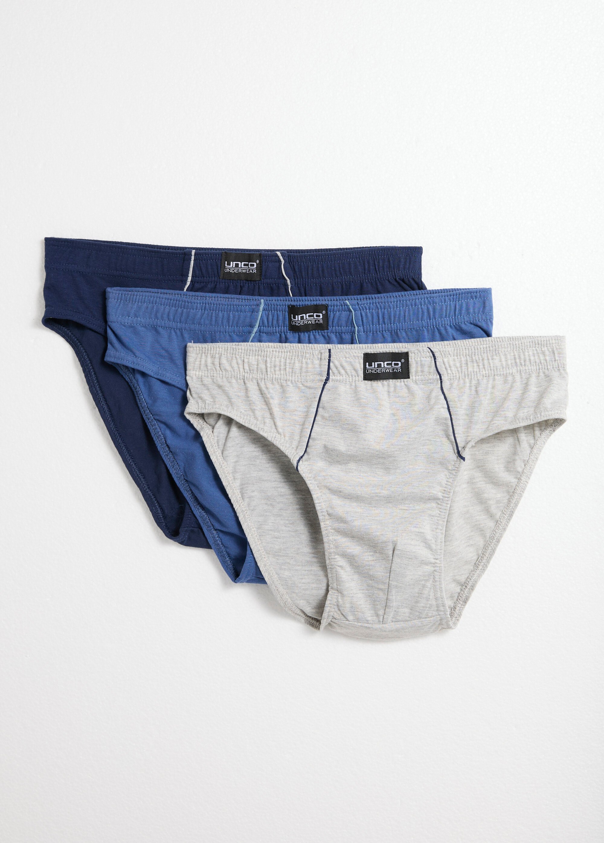 Slips coton taille élastiquée, essentiels Homme Gris BEN2002338S FA1