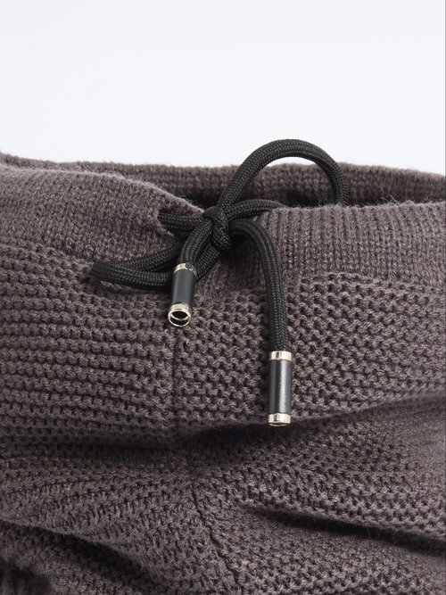 Tour de cou maille et sherpa, point de riz Homme Gris NES180SWM1910 DE1