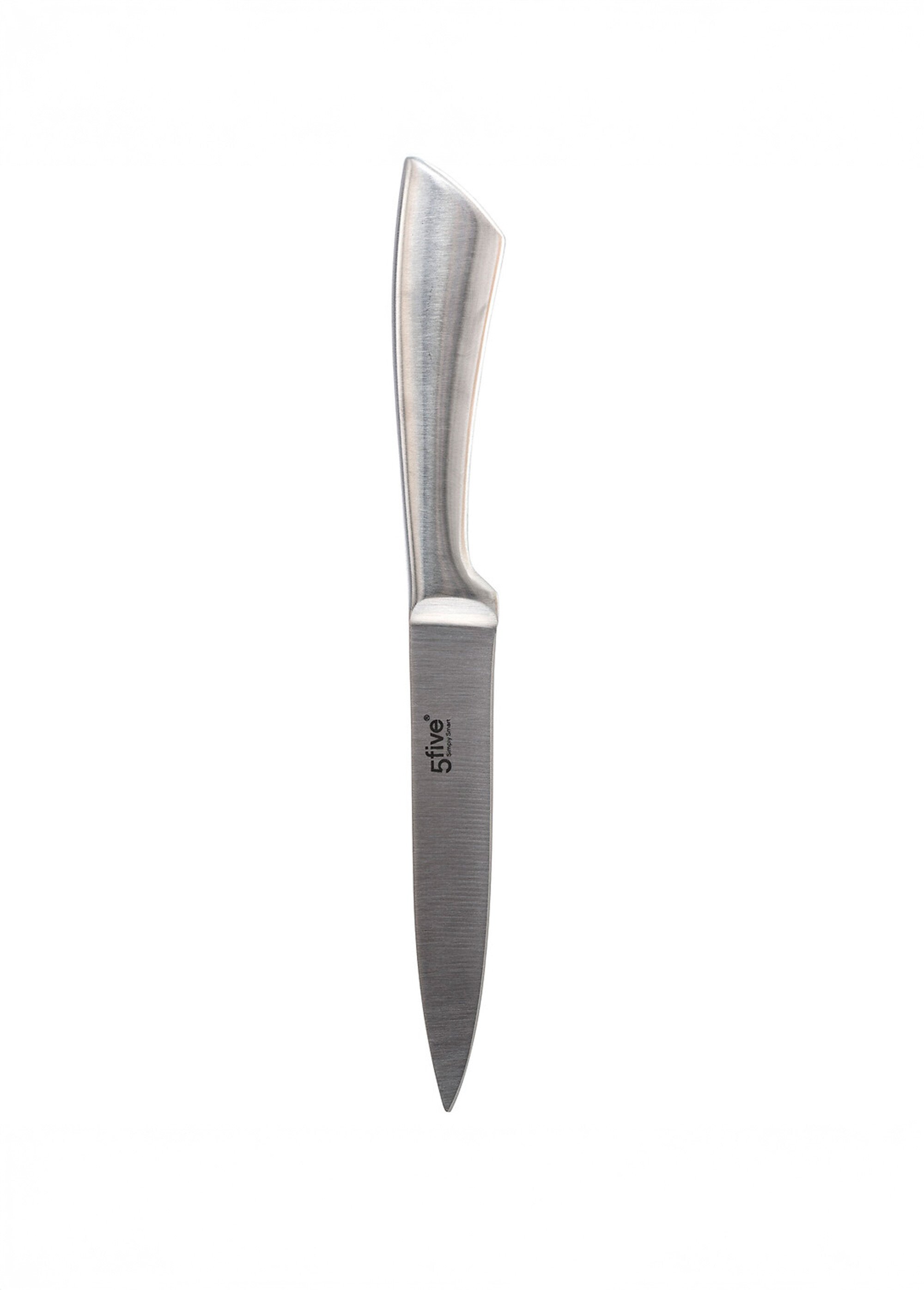 Bloc acier inox 5 couteaux + ciseaux Gris JJA-151380 DE2