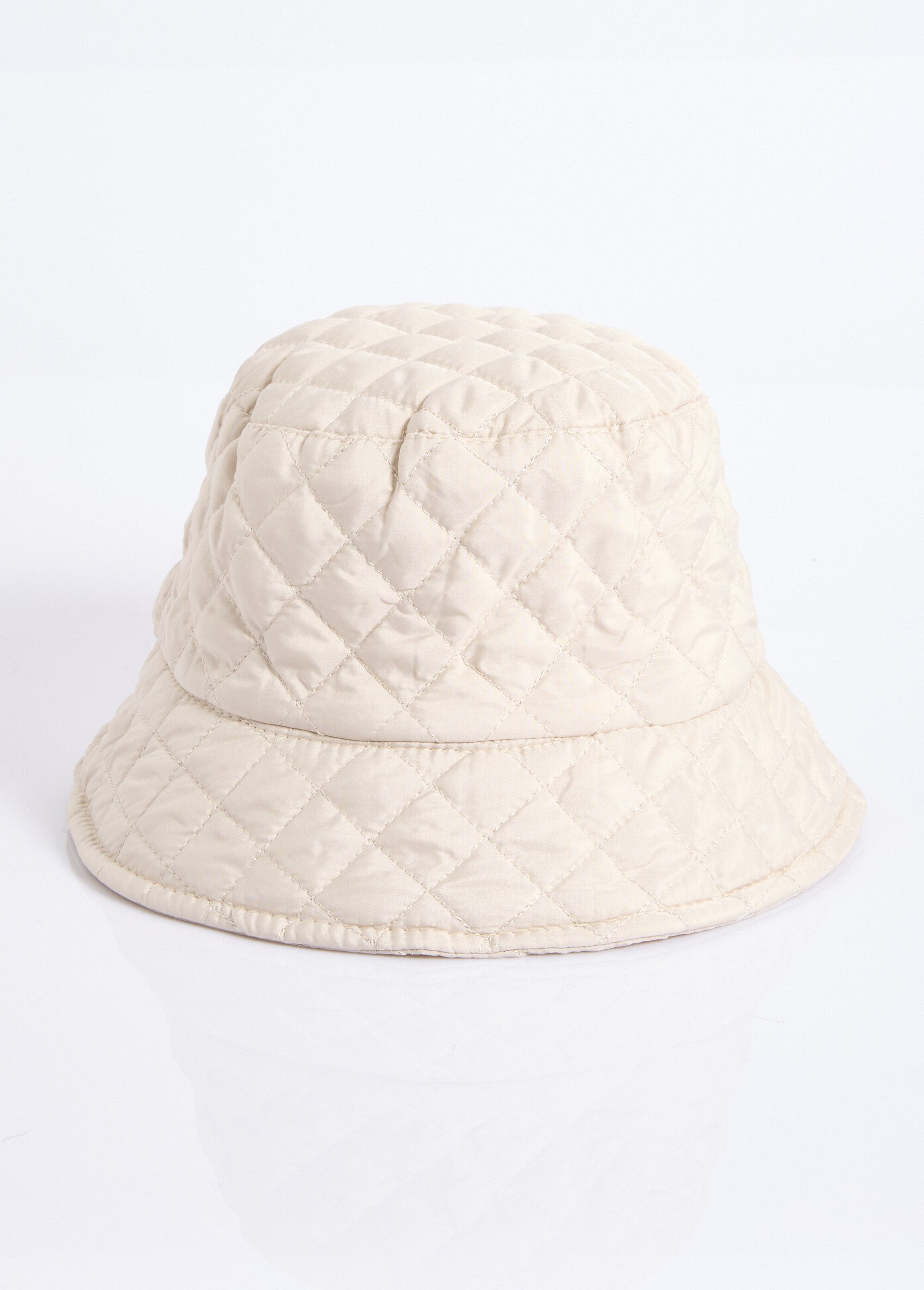 Bob matelassé avec surpiqures Femme Beige NES180LHW2302 FA1