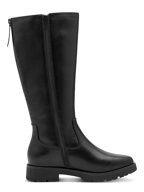 Bottes hautes plates semelle antidérapante Femme Noir JAN82556443 DR1