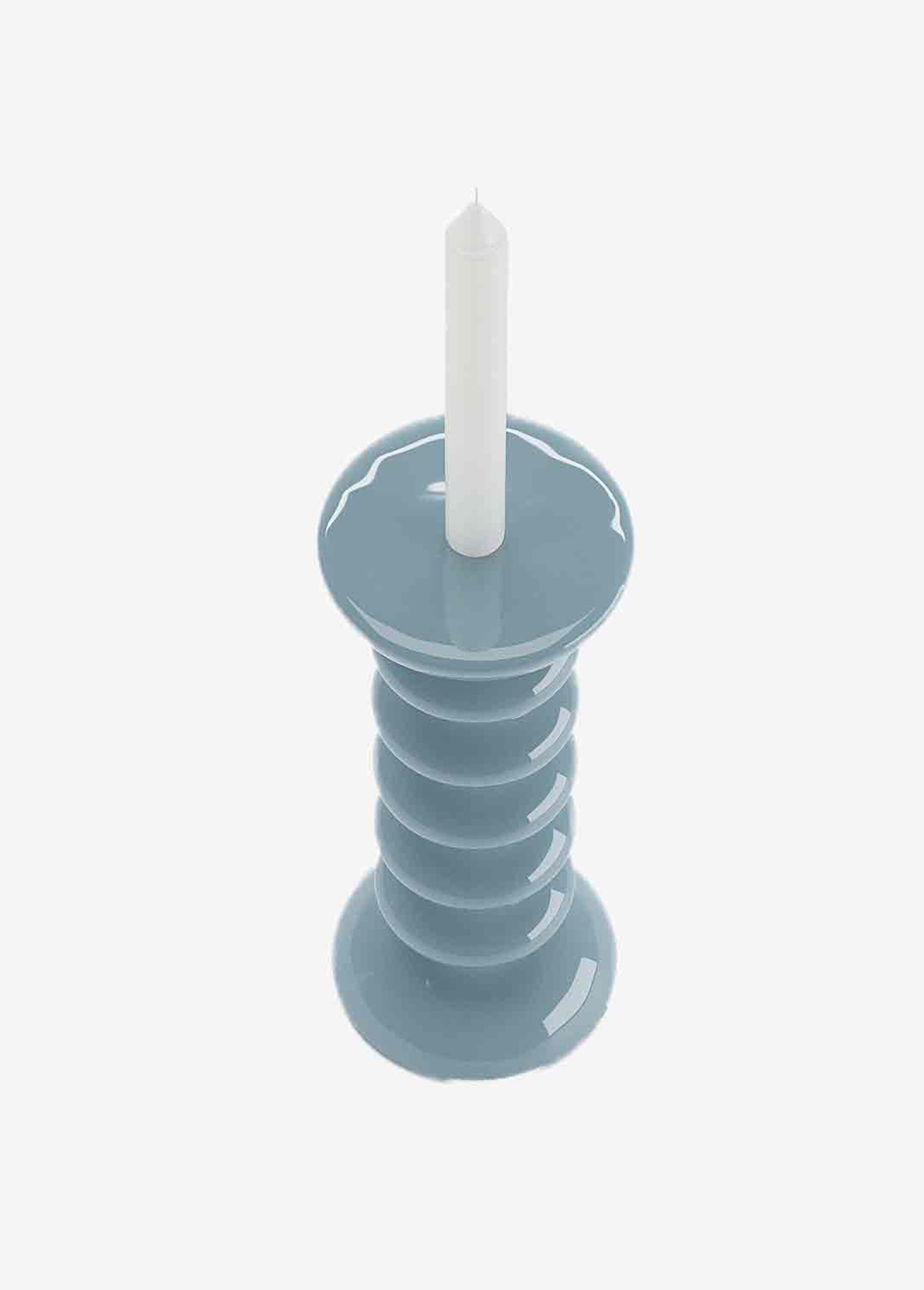 Bougeoir en céramique, style design Bleu POT-SAHARA DE2