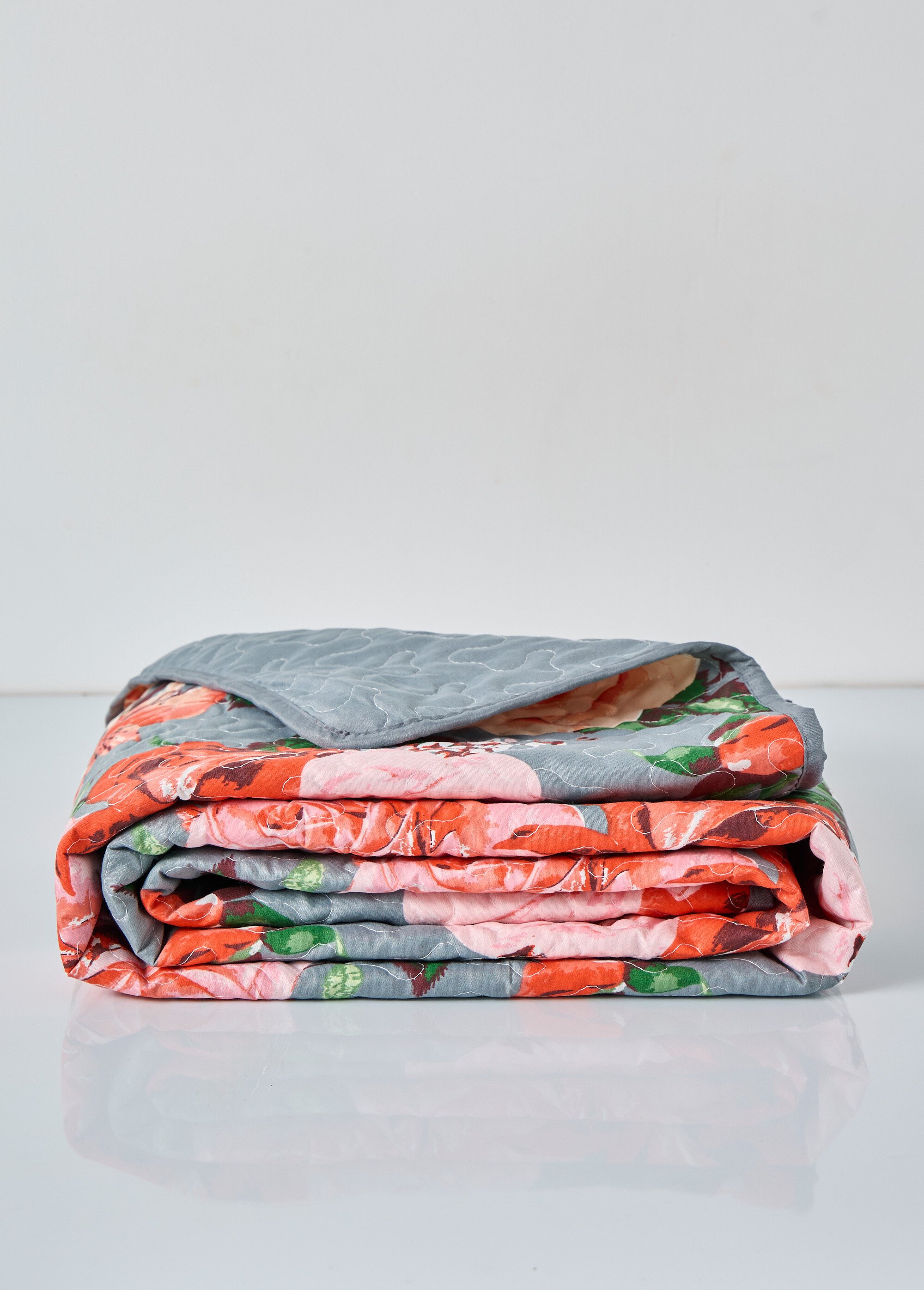 Ensemble couvre-lit 220x200cm + 2 taies 50x70cm Orange COTZA120716 FA1