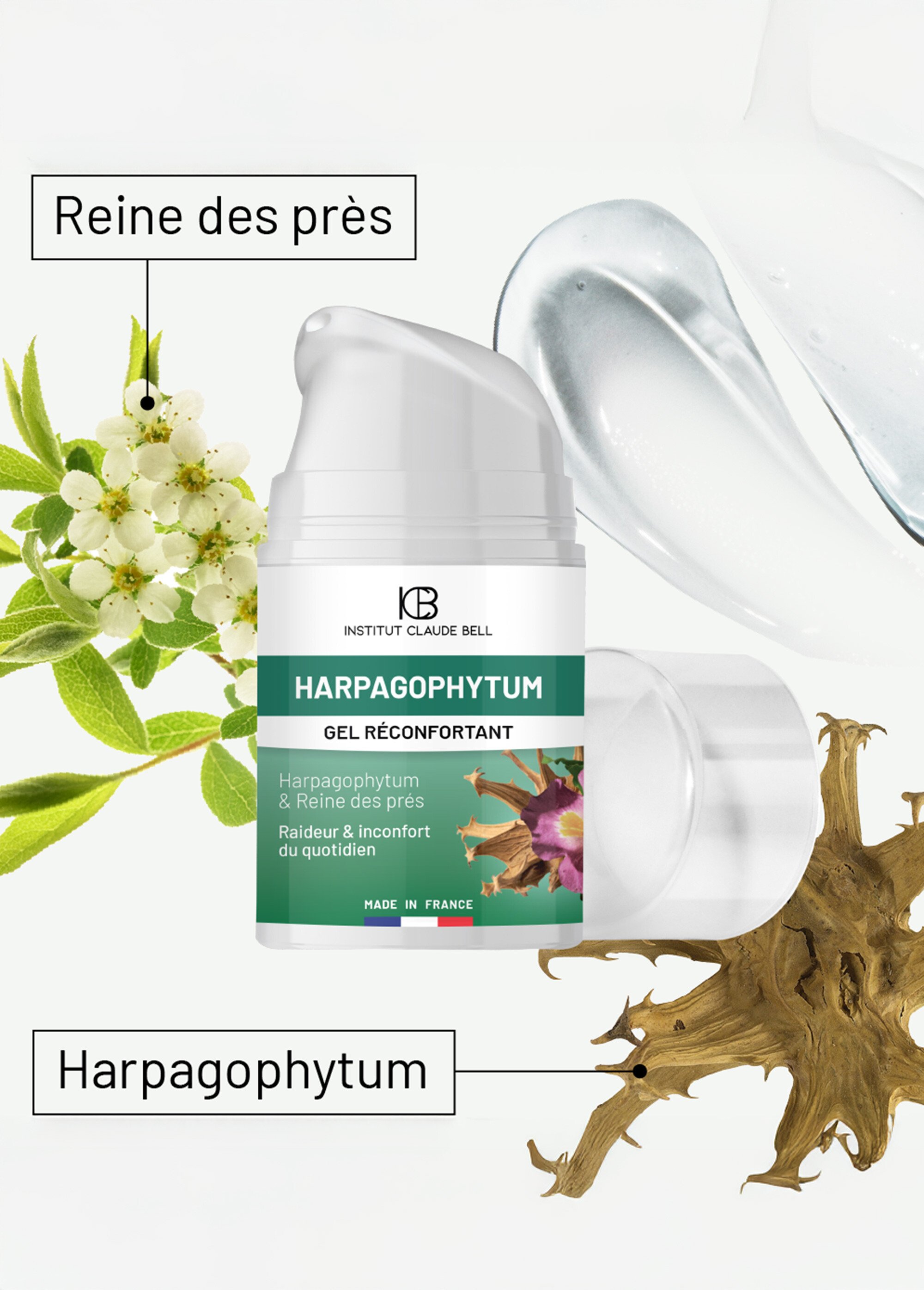 Gel réconfortant Harpagophytum Institut Claude Bell GEL RECONFORTANT GORECONFORT SI1