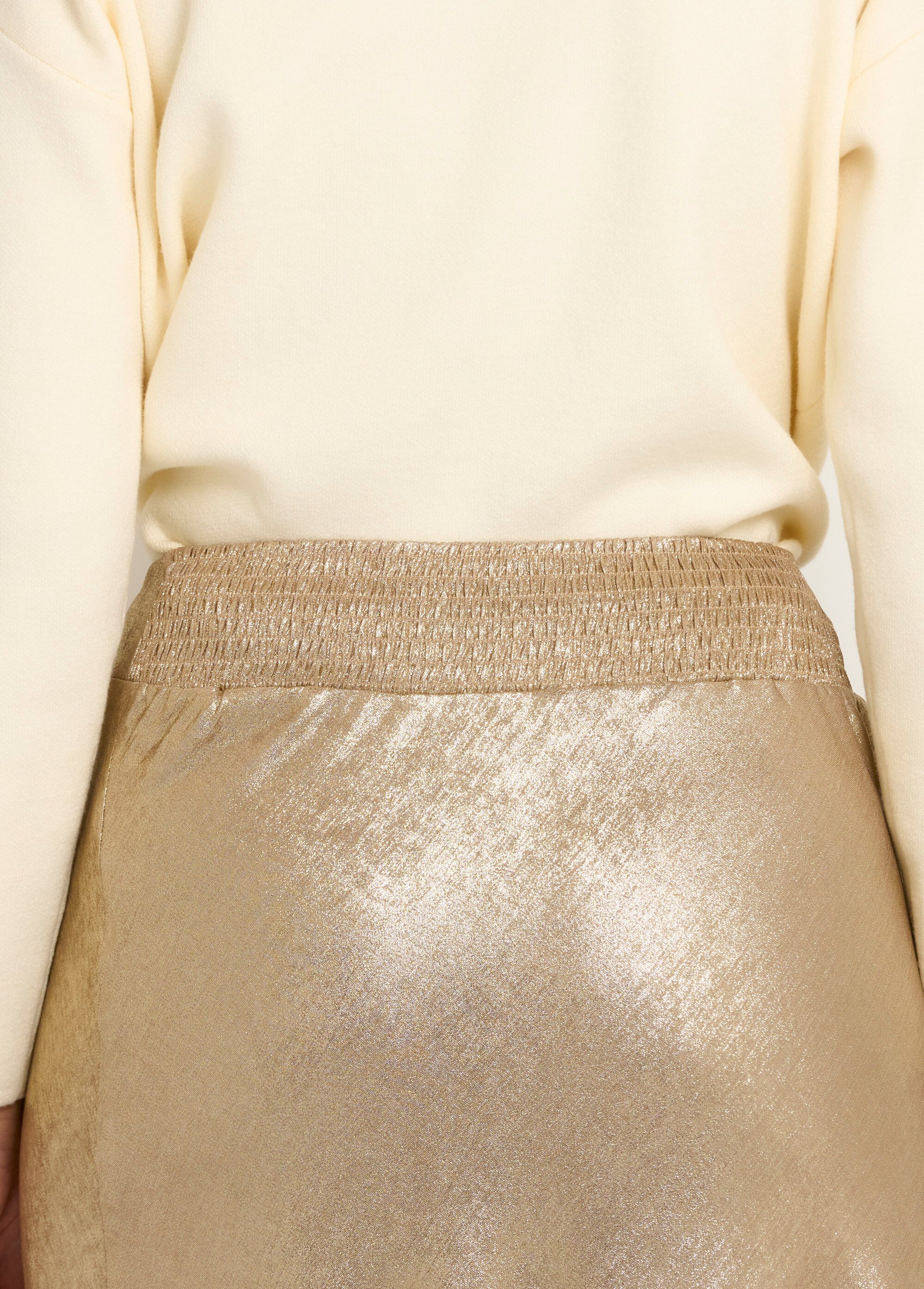 Jupe Midi évasée Jaune, Femme, Taille 14, Marque Warehouse, En Polyester, Occasion Parfait état