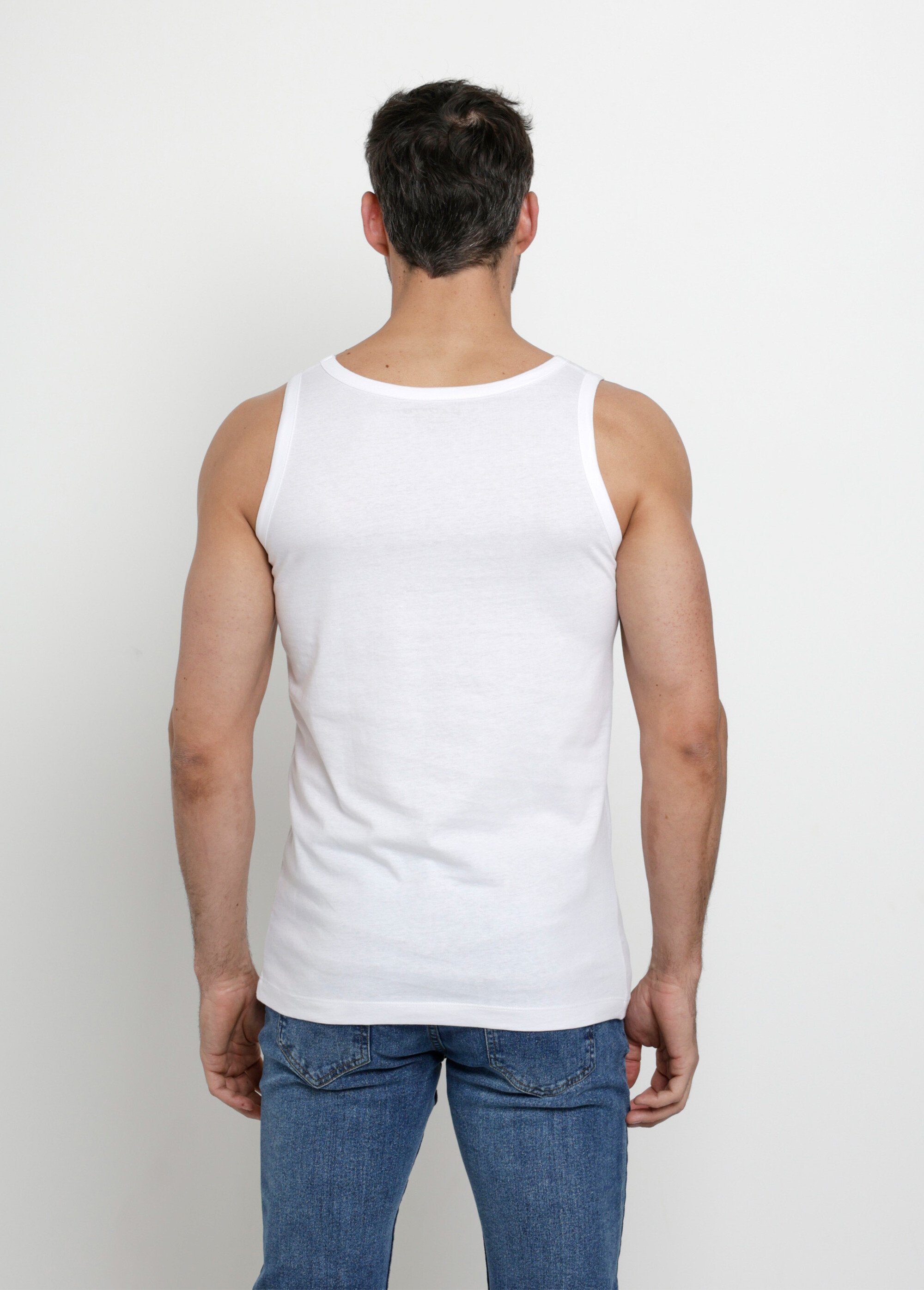 Maillot de corps coton, forme débardeur