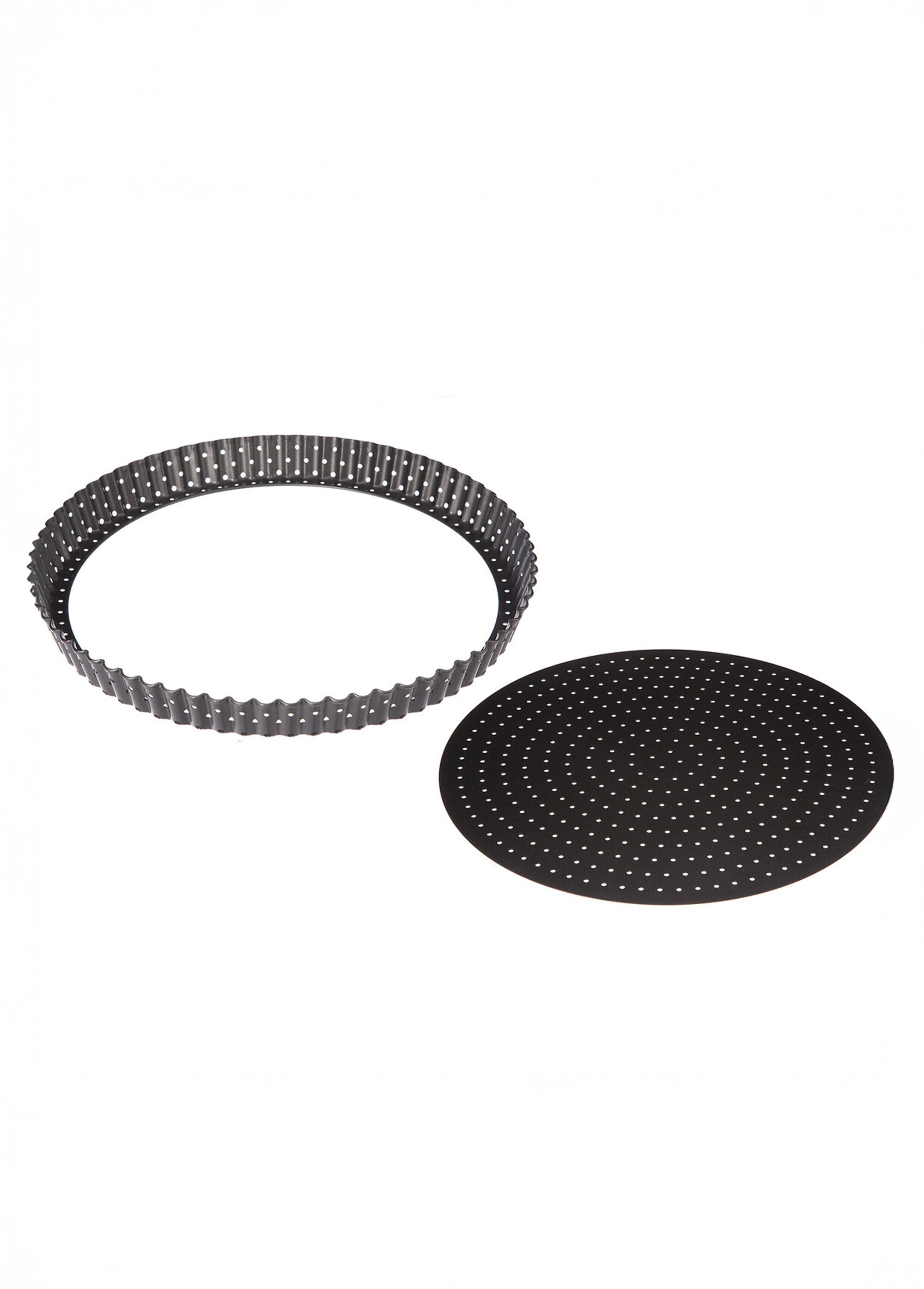 Moule à tarte perforé, fond amovible NOIR JJA-146644 DE1