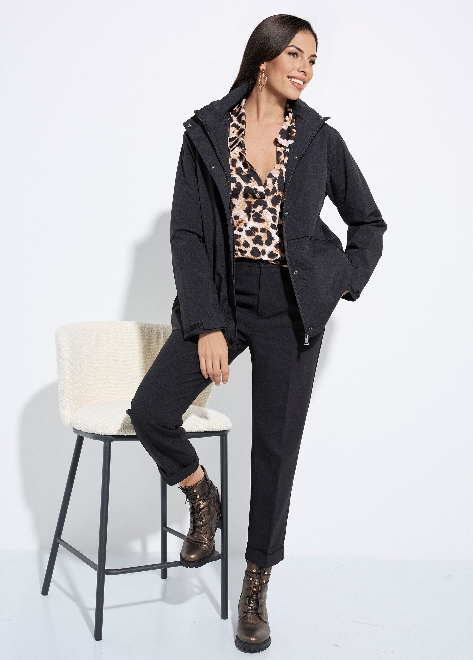 Parka déperlante matelassée sportswear