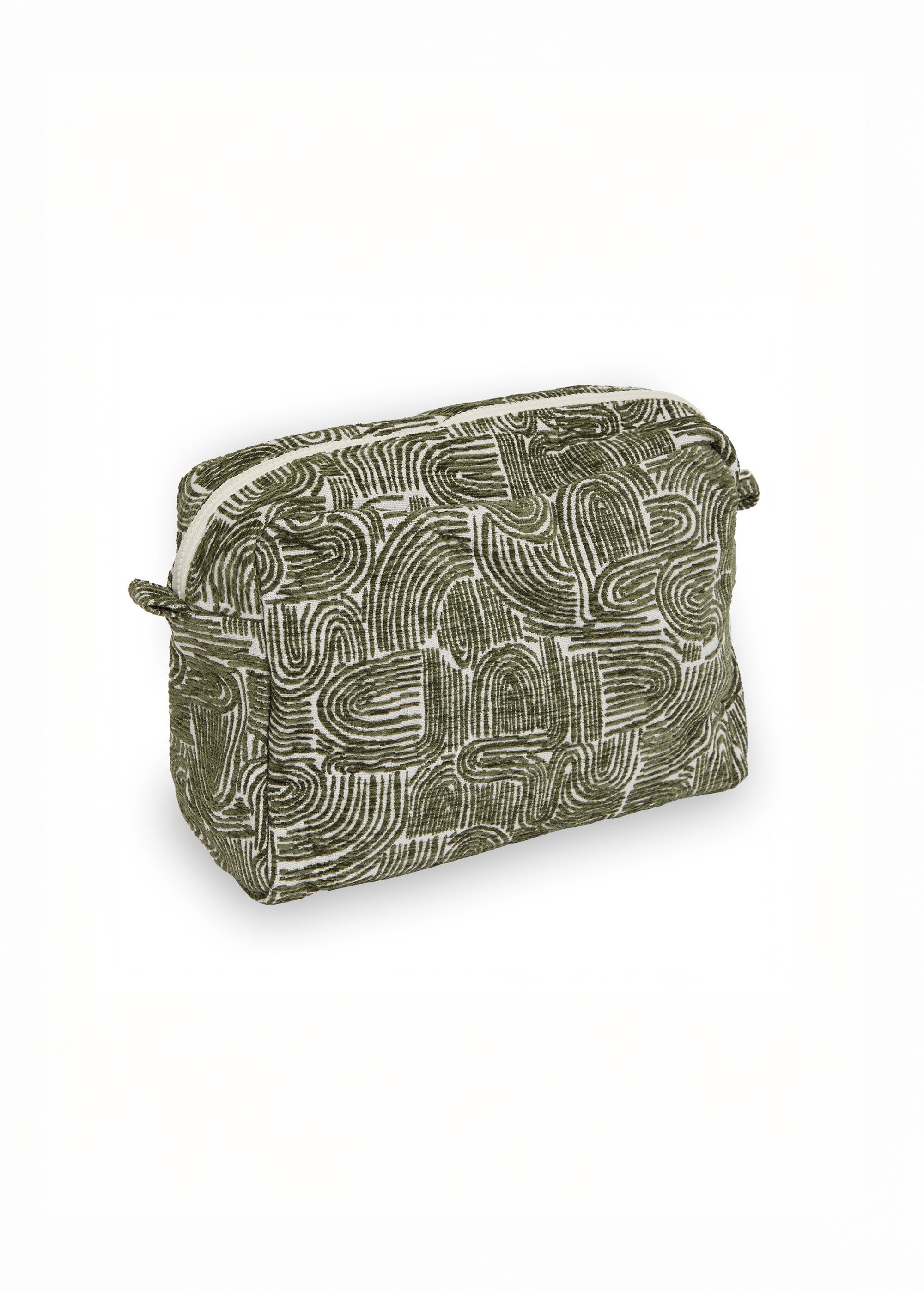 Petite trousse de toilette tissu texturé