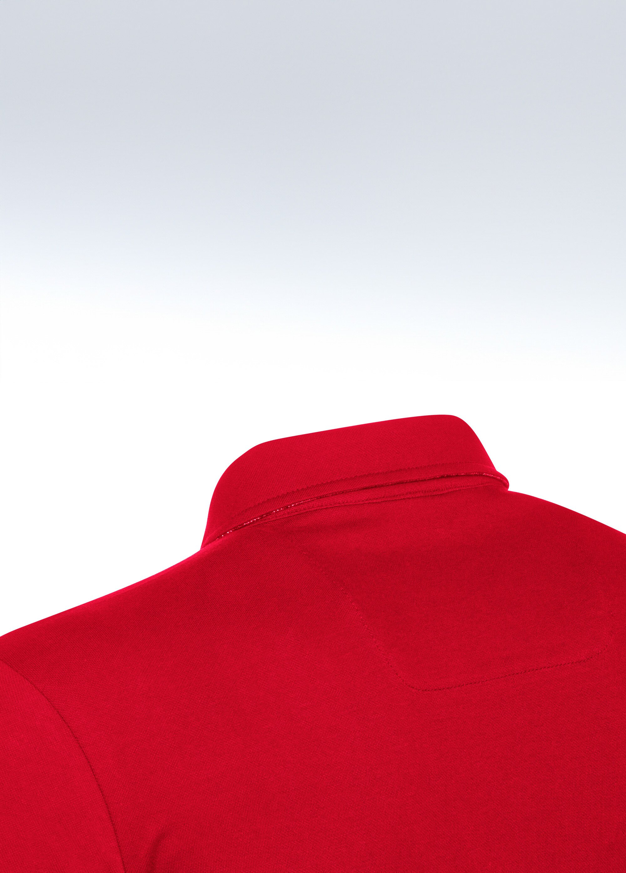 Polo en maille piquée à manches courtes Rouge GEOXMPOLOPIQUET DE1