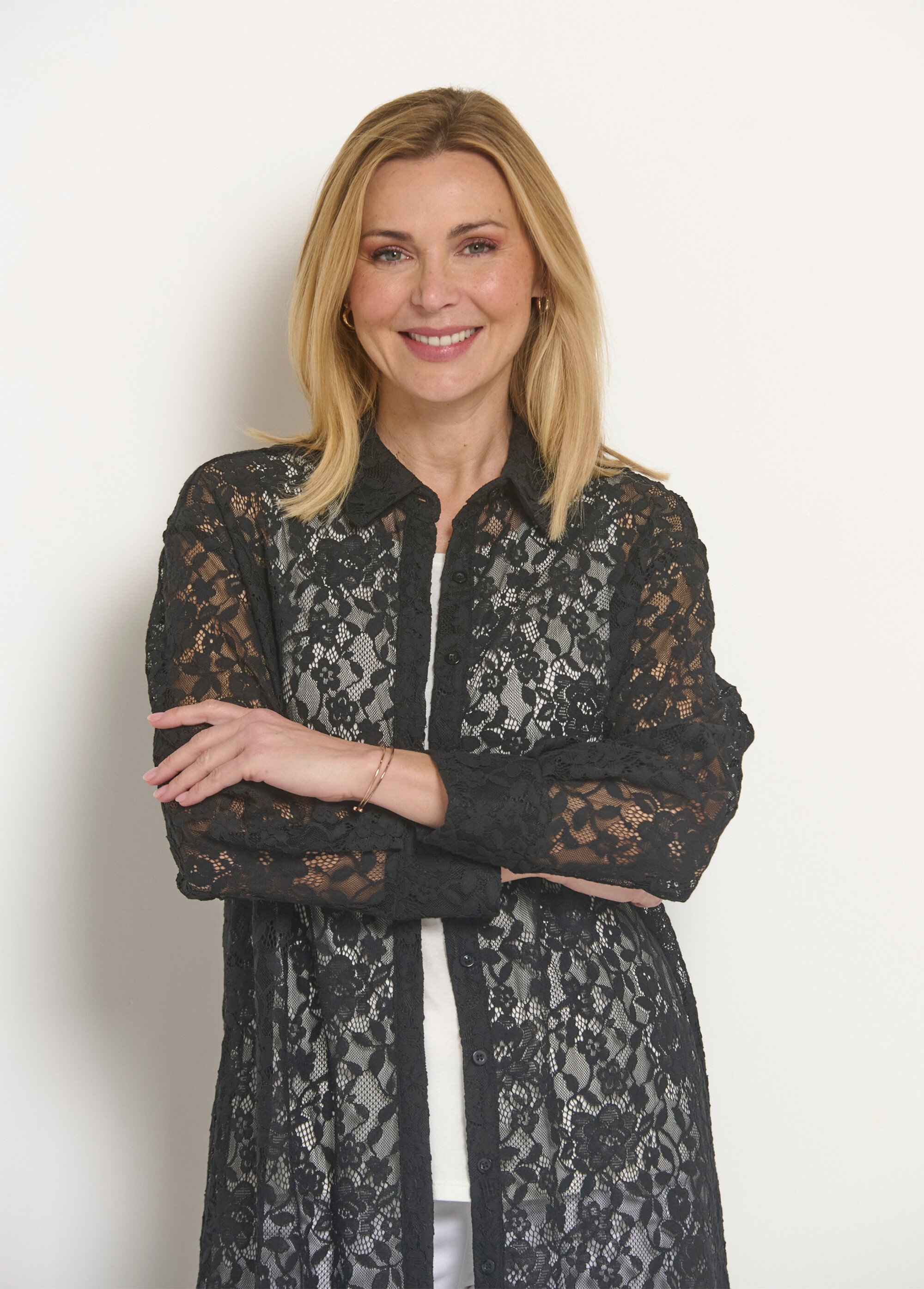 Robe Bohème Noire Dentelle Pure | Vêtement Champêtre