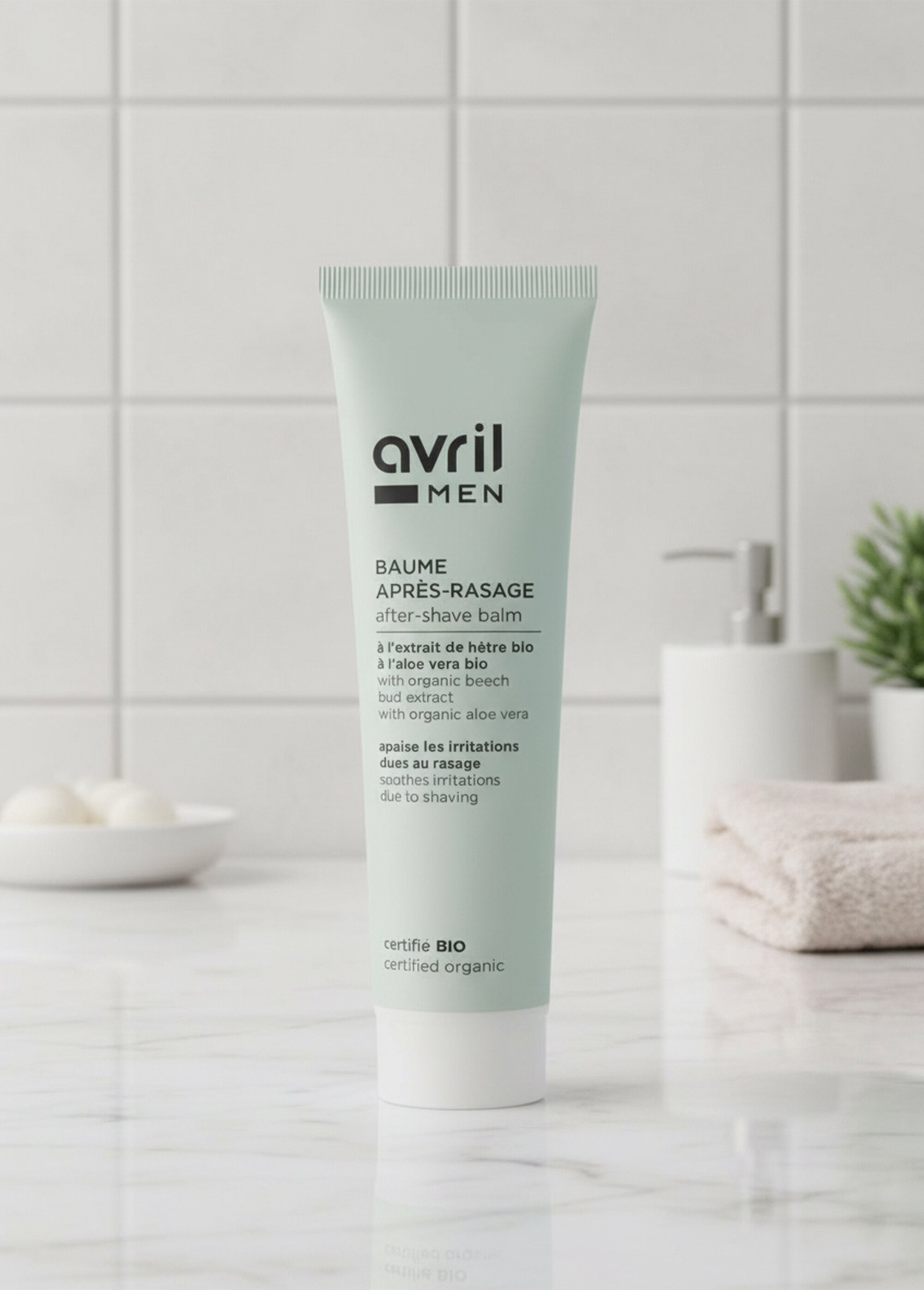 Baume après-rasage BIO pour homme Blanc AV-684 SI1