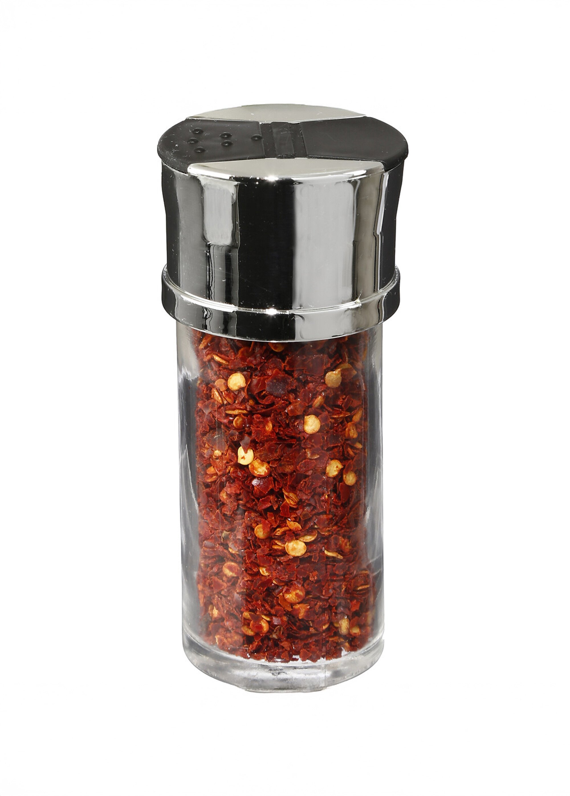Carrousel chromé + 12 pots d'épices Gris JJA-135277 DE1