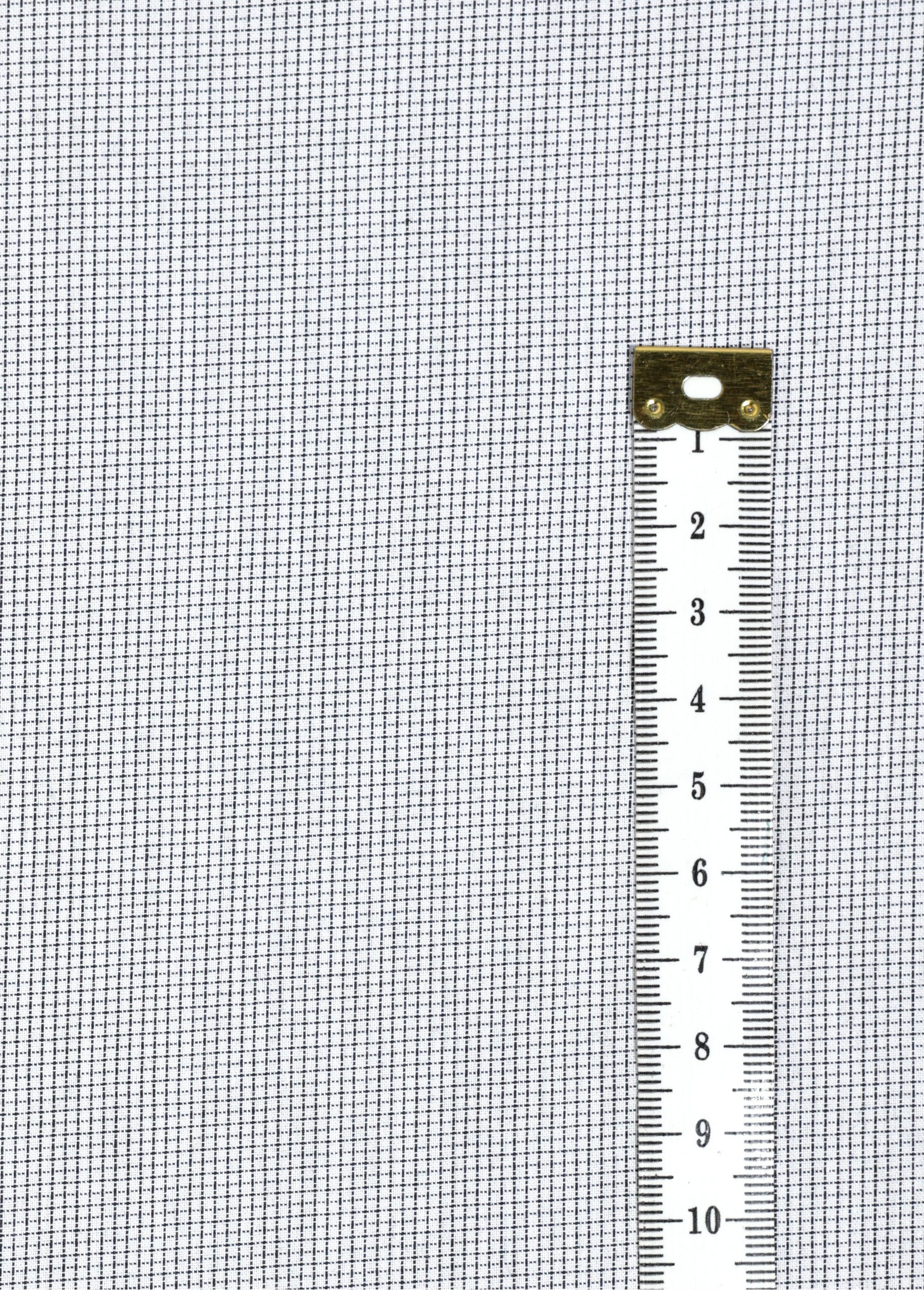 Coupon tissu habillement, micro carreaux NOIR COT142220 DE1