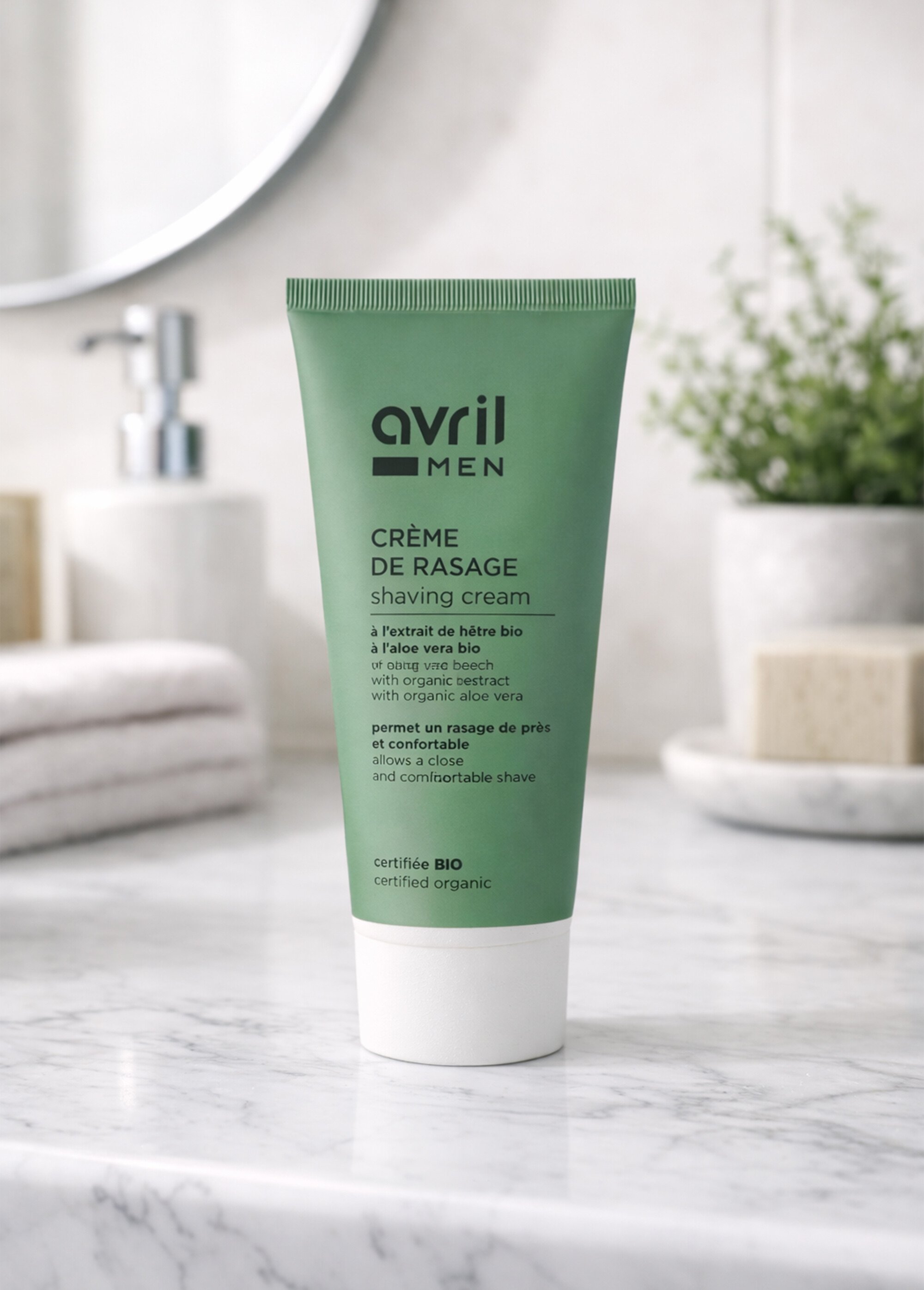 Crème de rasage BIO pour homme Blanc AV-683 SI1