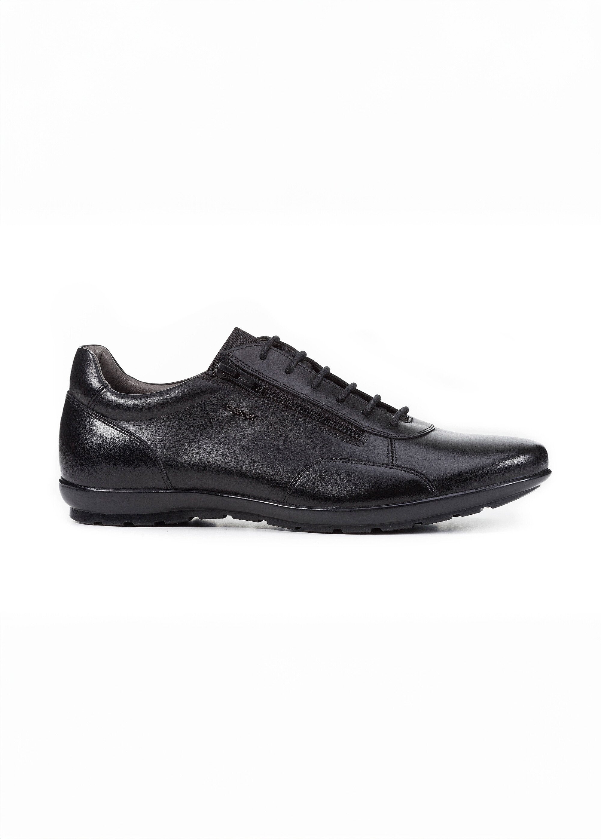 Derbys en cuir tendance à lacets Homme Noir GEO-U74A5A DR1