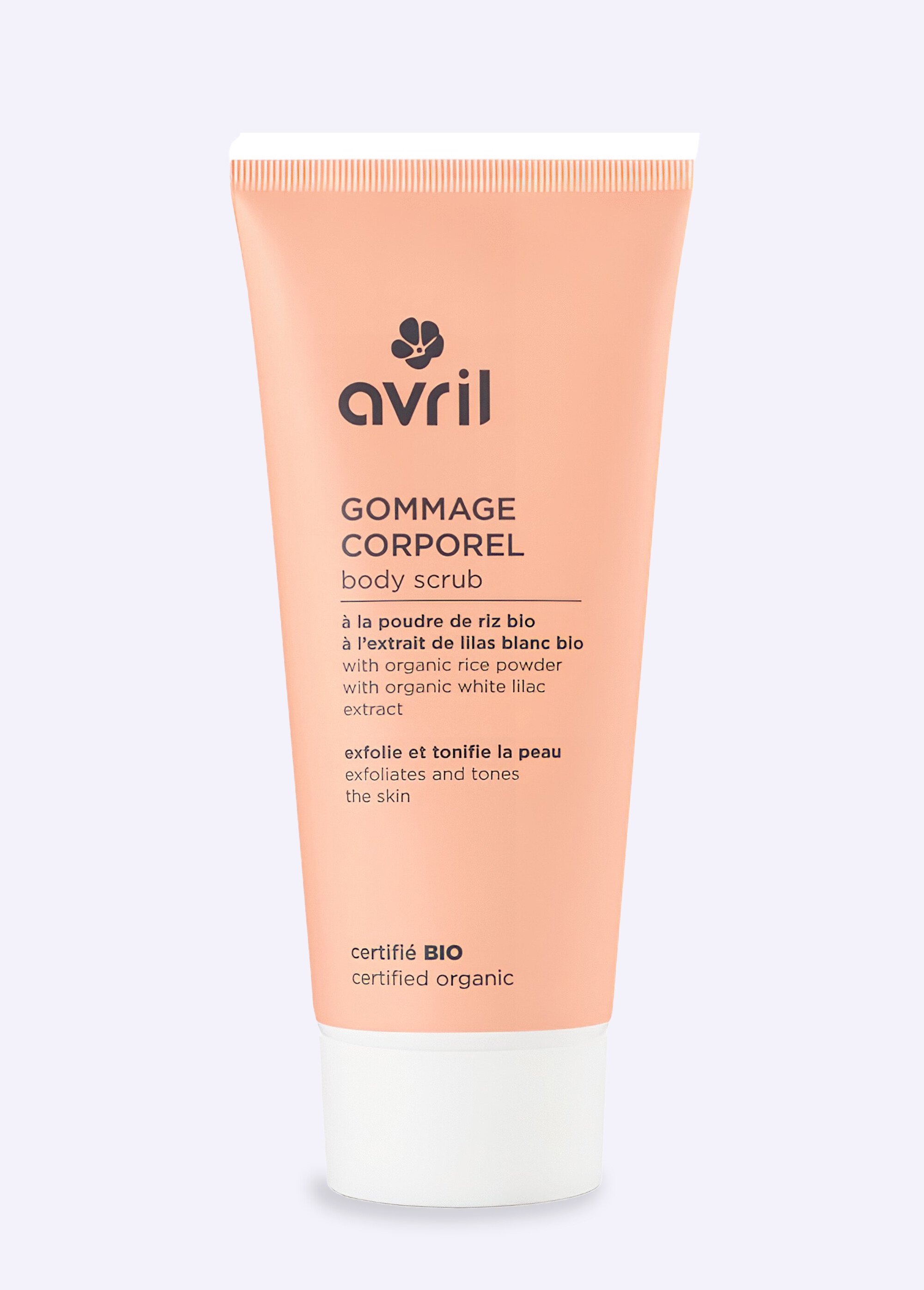Gommage corporel BIO poudre de riz Blanc AV-176 FA1