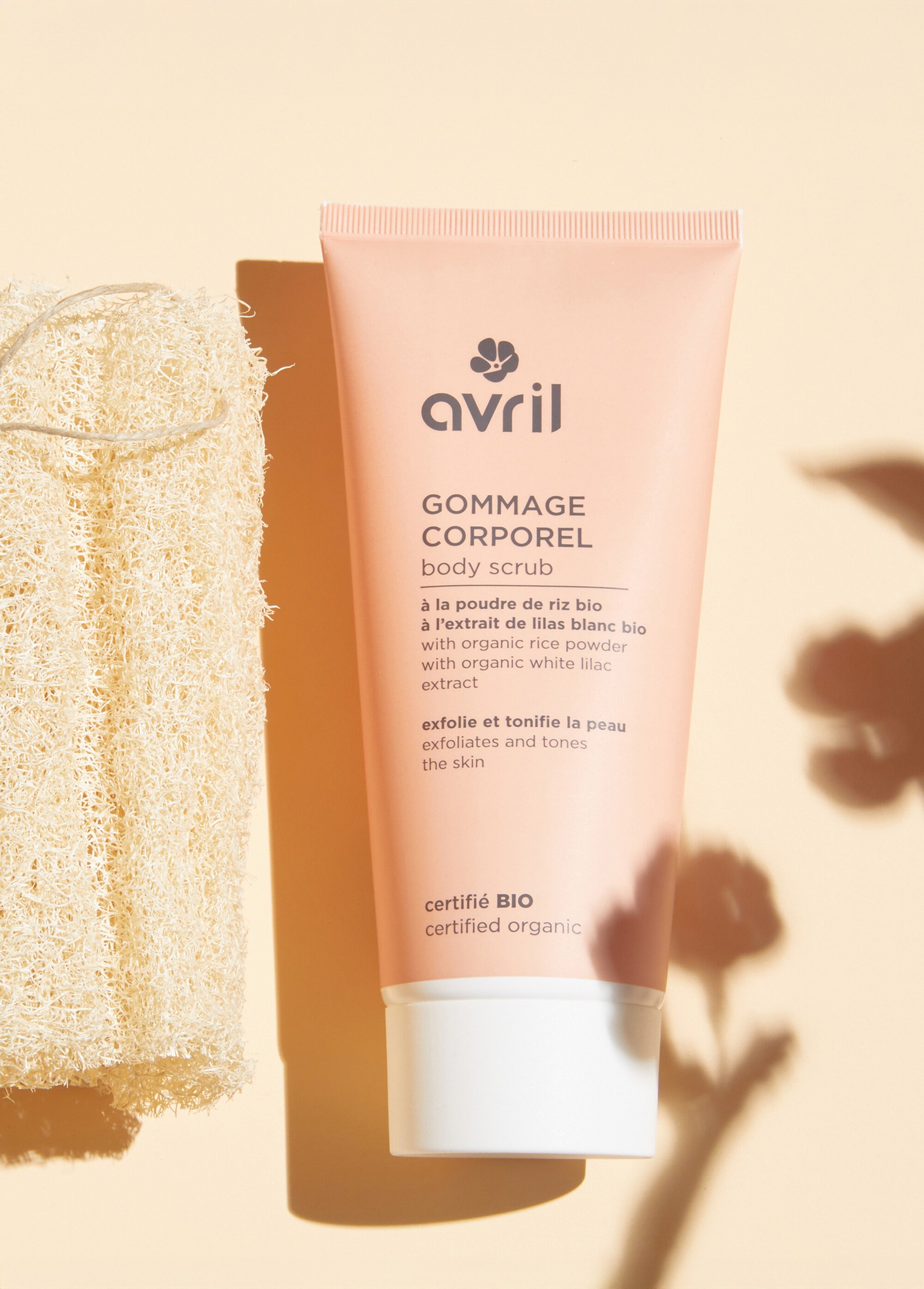 Gommage corporel BIO poudre de riz Blanc AV-176 SI1