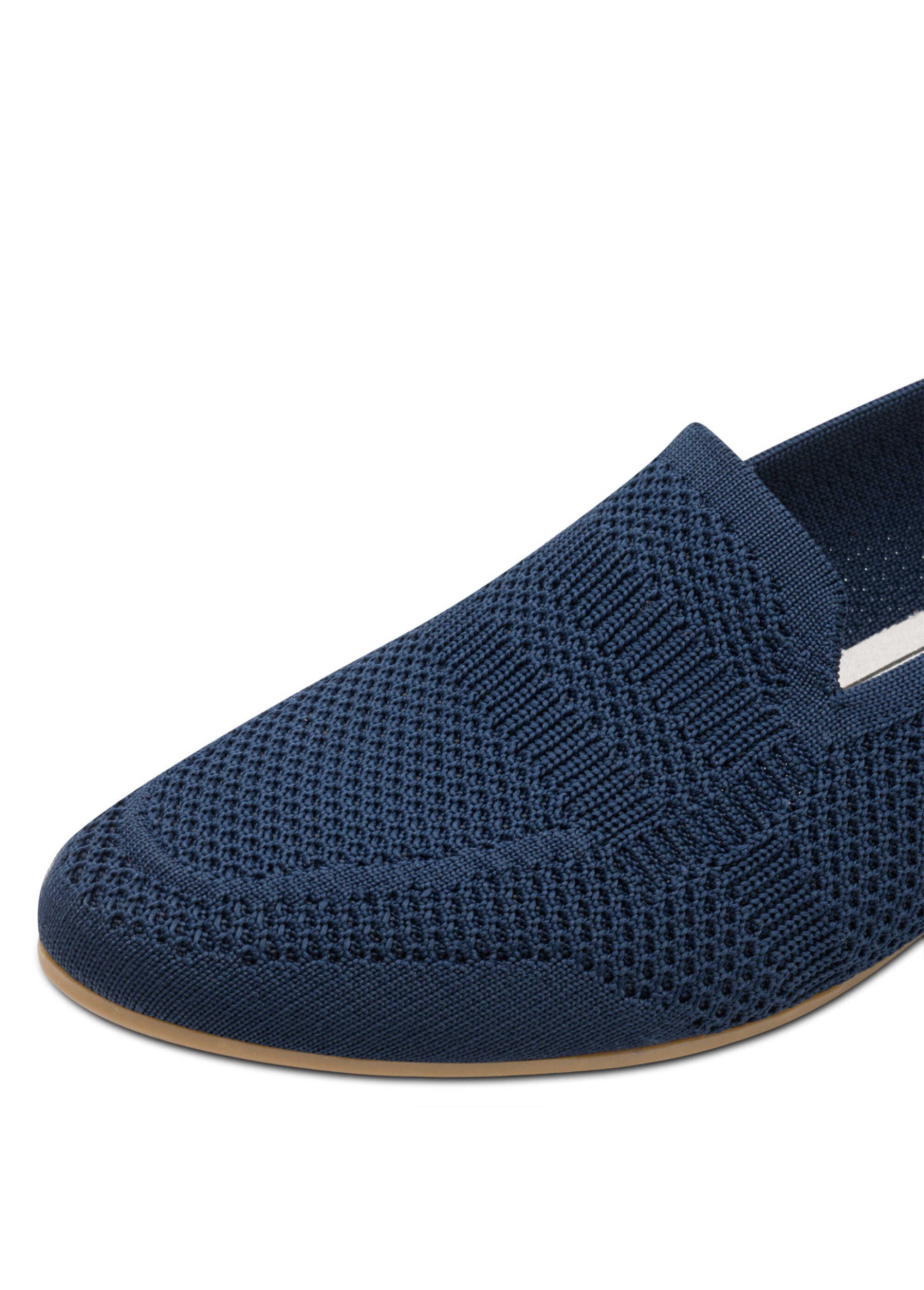 Mocassins sportswear chic en maille mesh Femme Bleu JAN-82426642 DE1