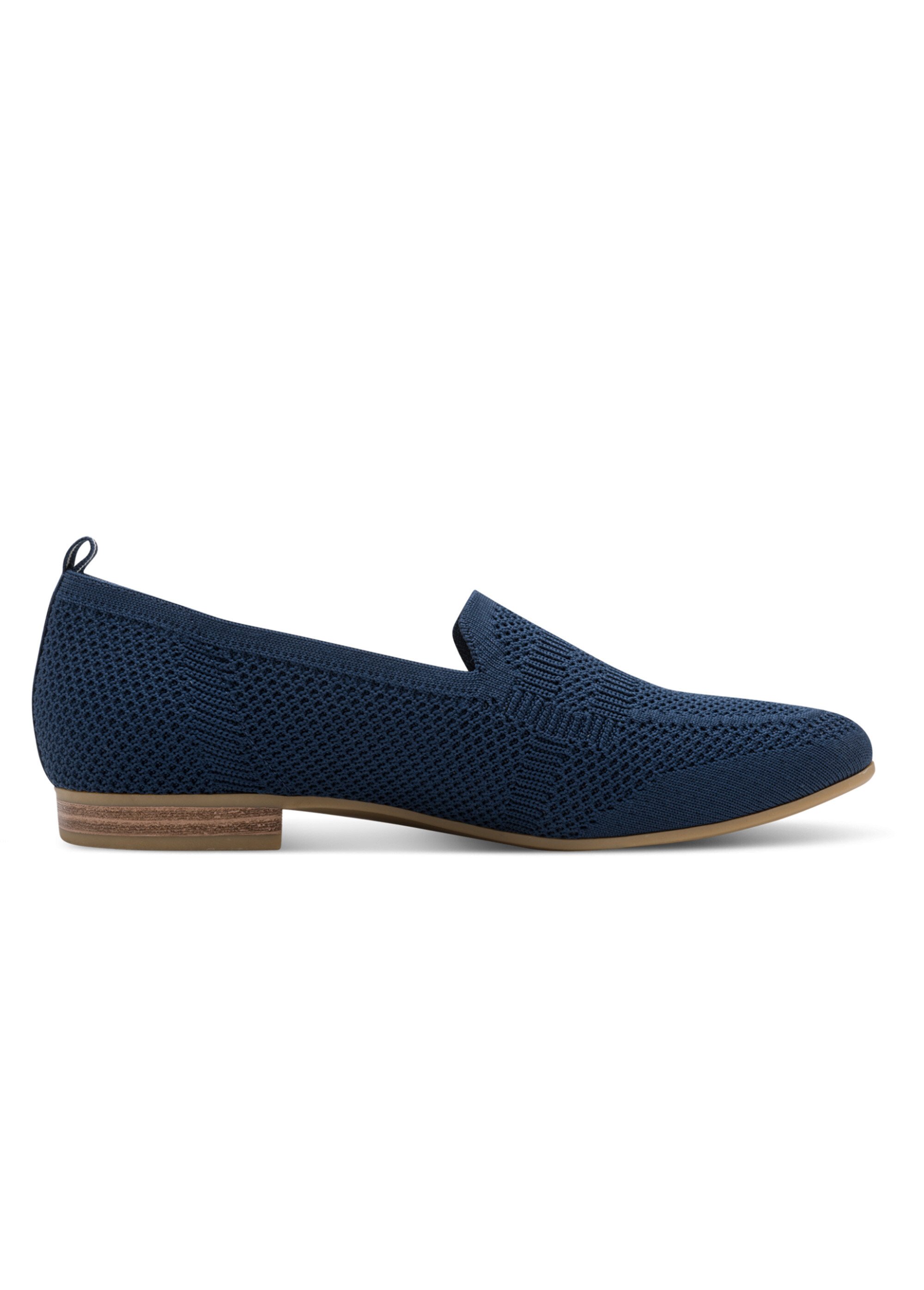 Mocassins sportswear chic en maille mesh Femme Bleu JAN-82426642 DR1