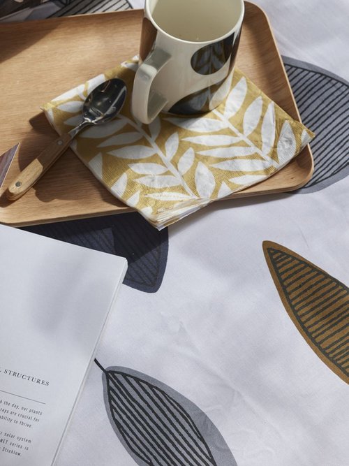 Parure pur coton 240 x 220cm, Arbres Blanc ML-MAWI124258 DE2