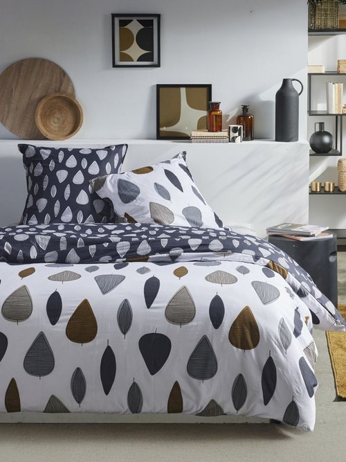 Parure pur coton 240 x 220cm, Arbres Blanc ML-MAWI124258 FA1