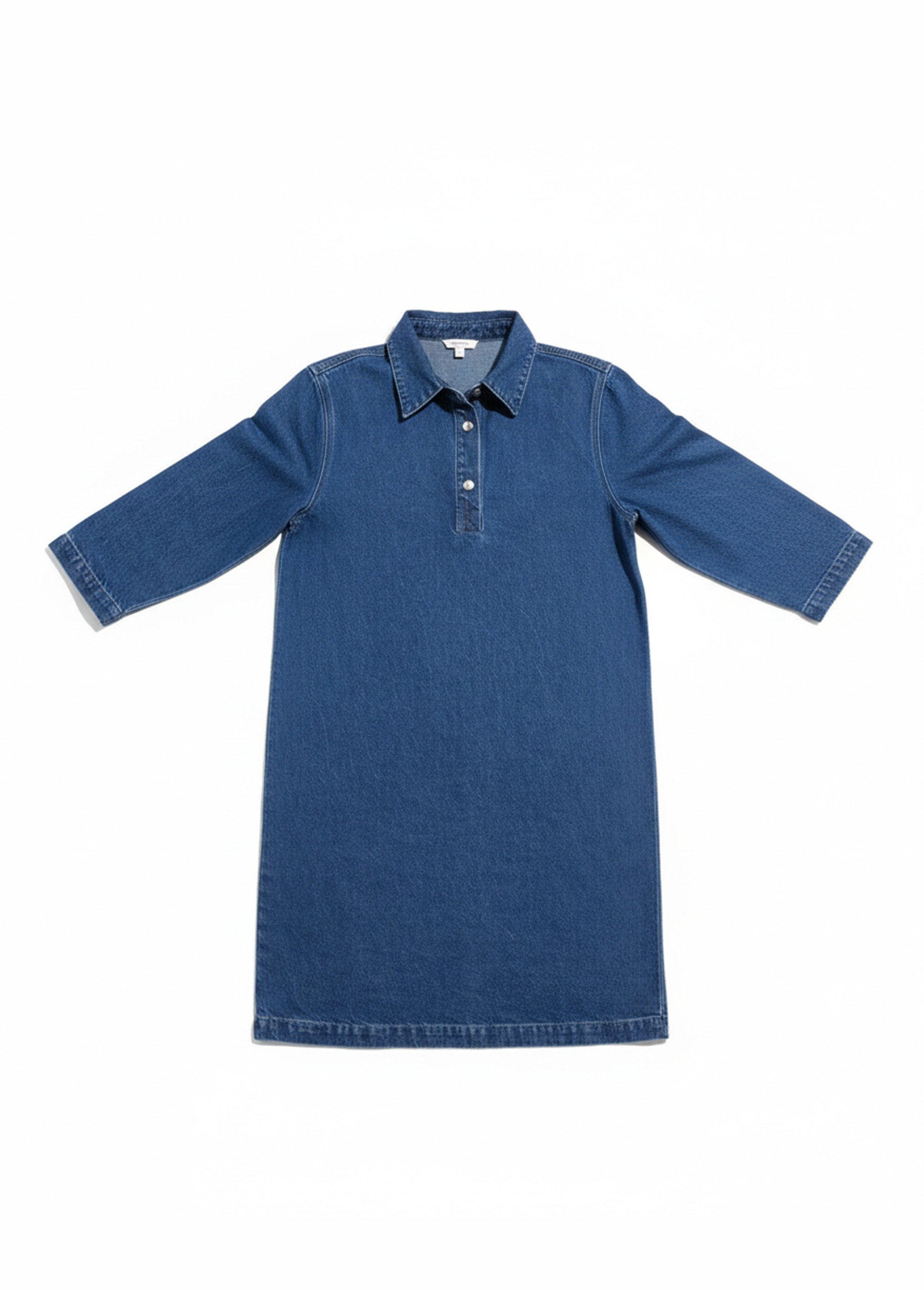 Robe droite courte en jean Femme BLEU DENIM ELYRIA AP1