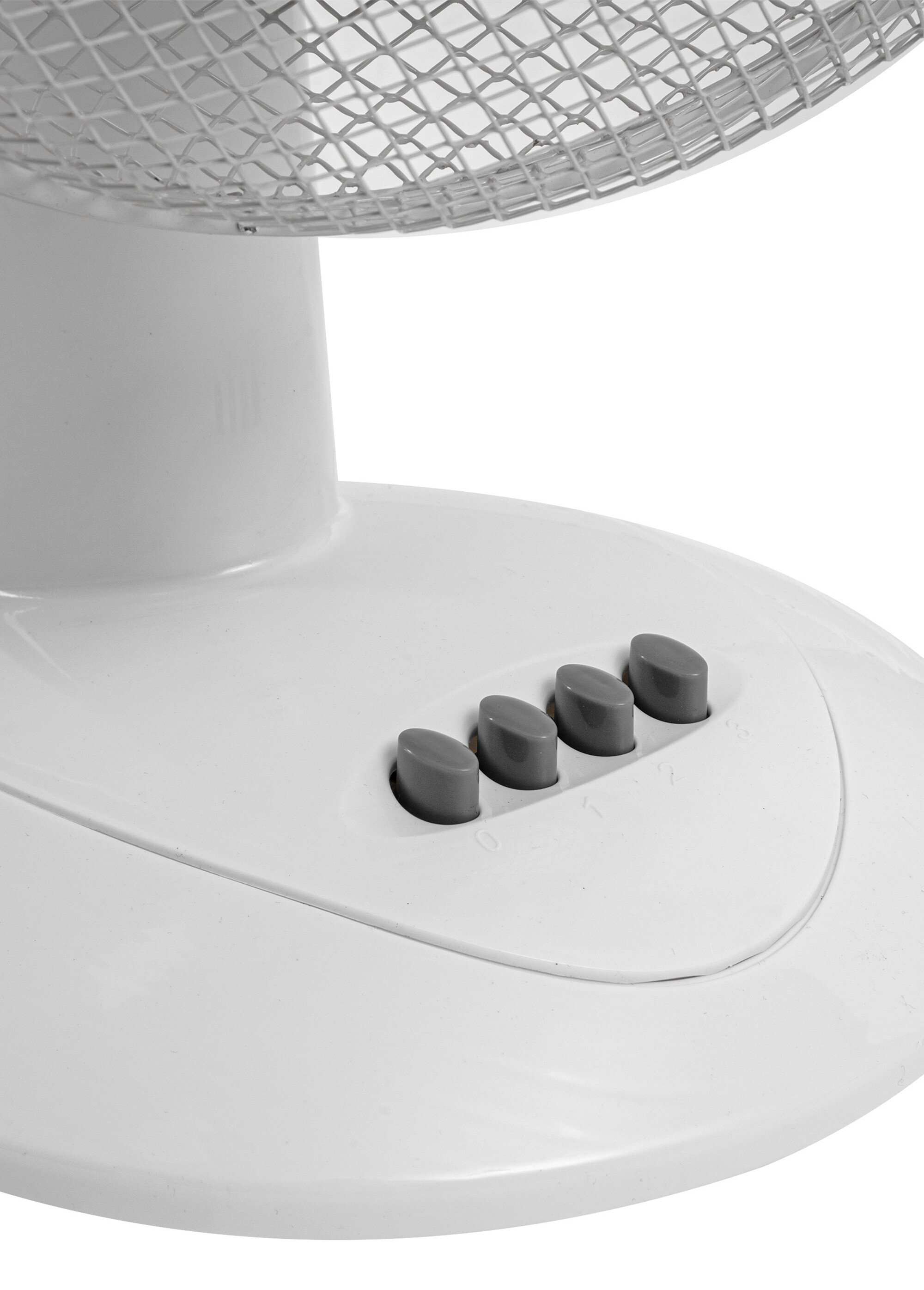 Ventilateur de table secteur, 3 vitesses Blanc JJA-192520 DE1