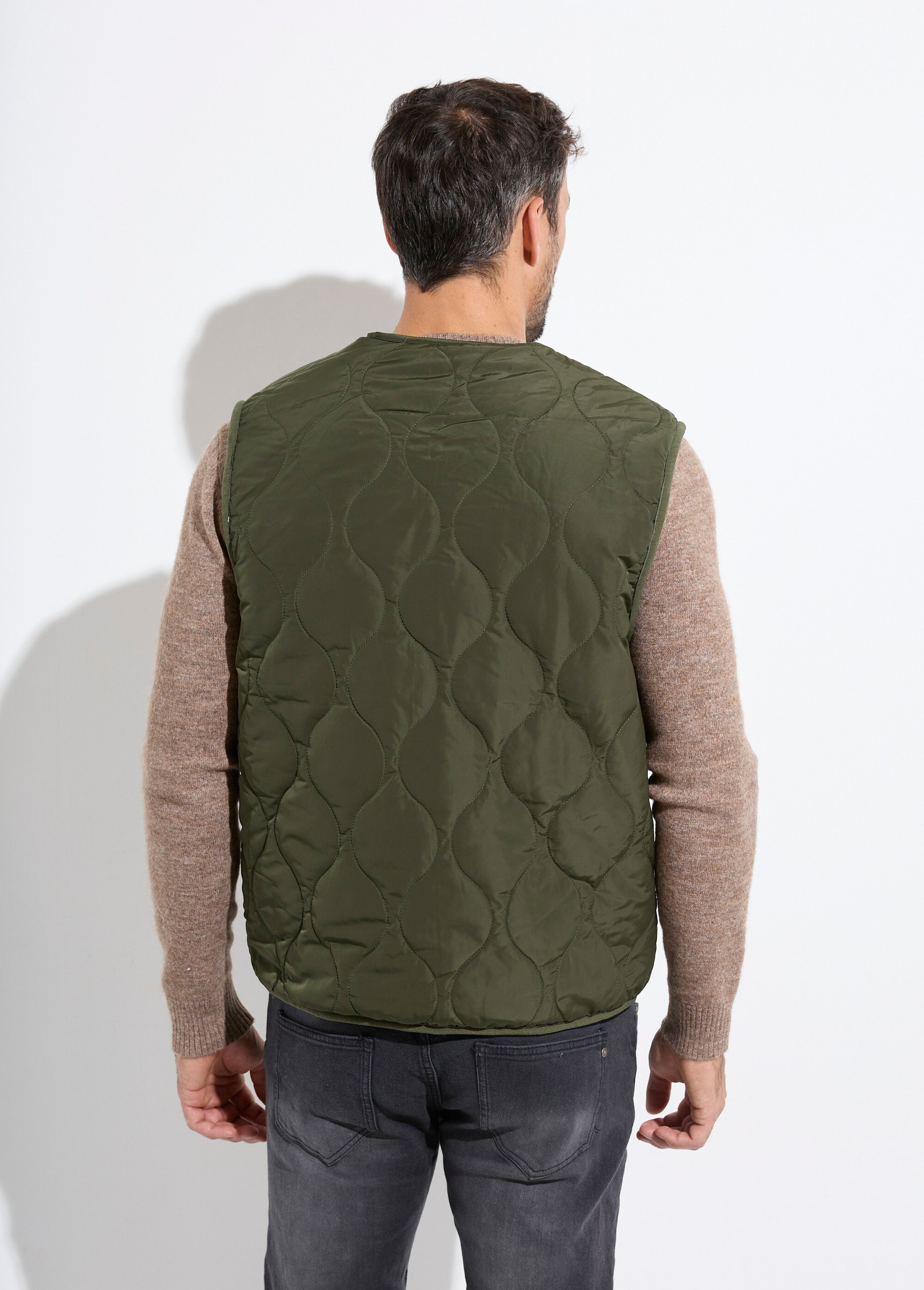 Veste sans manches casual réversible