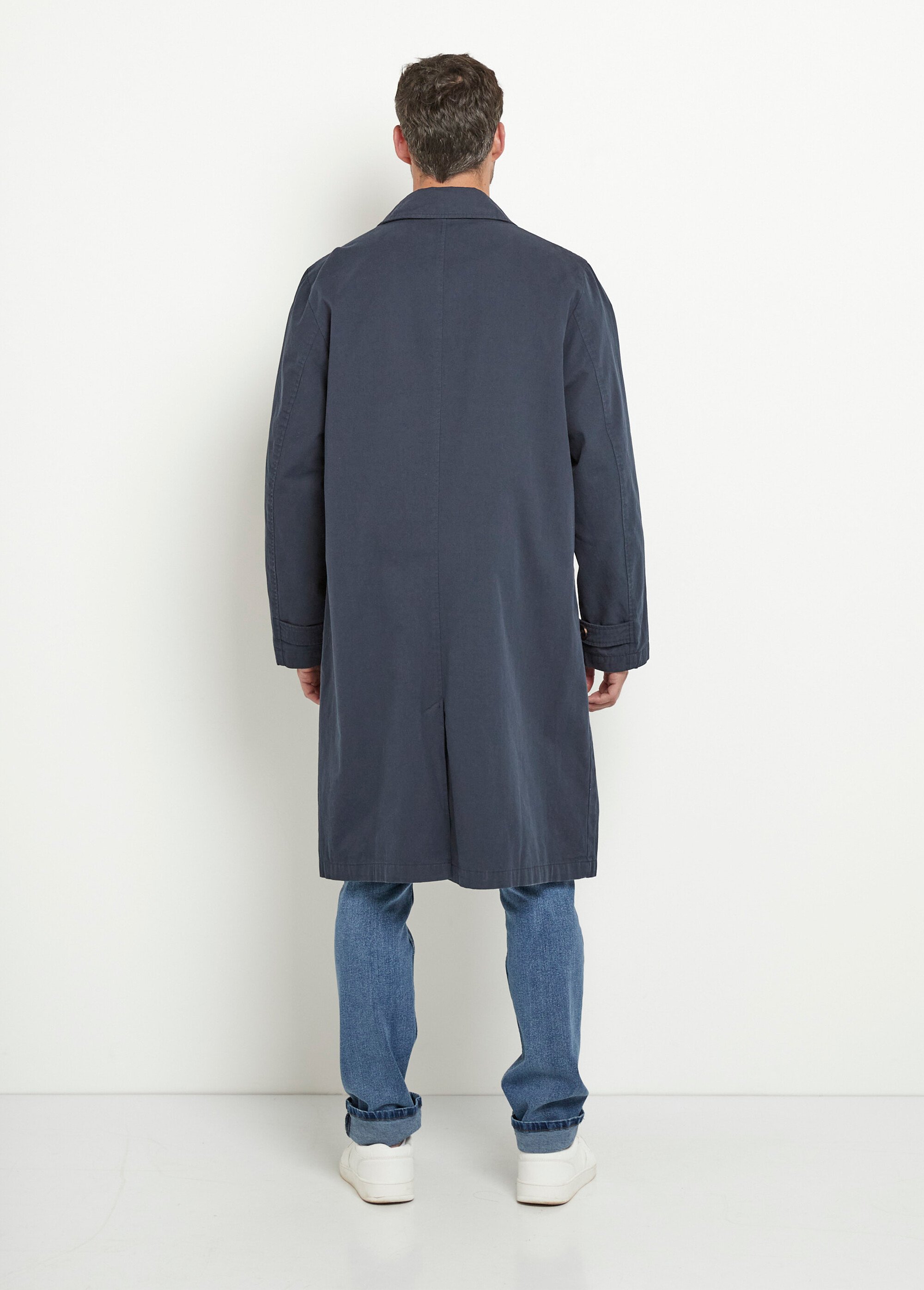Trench long pattes manches