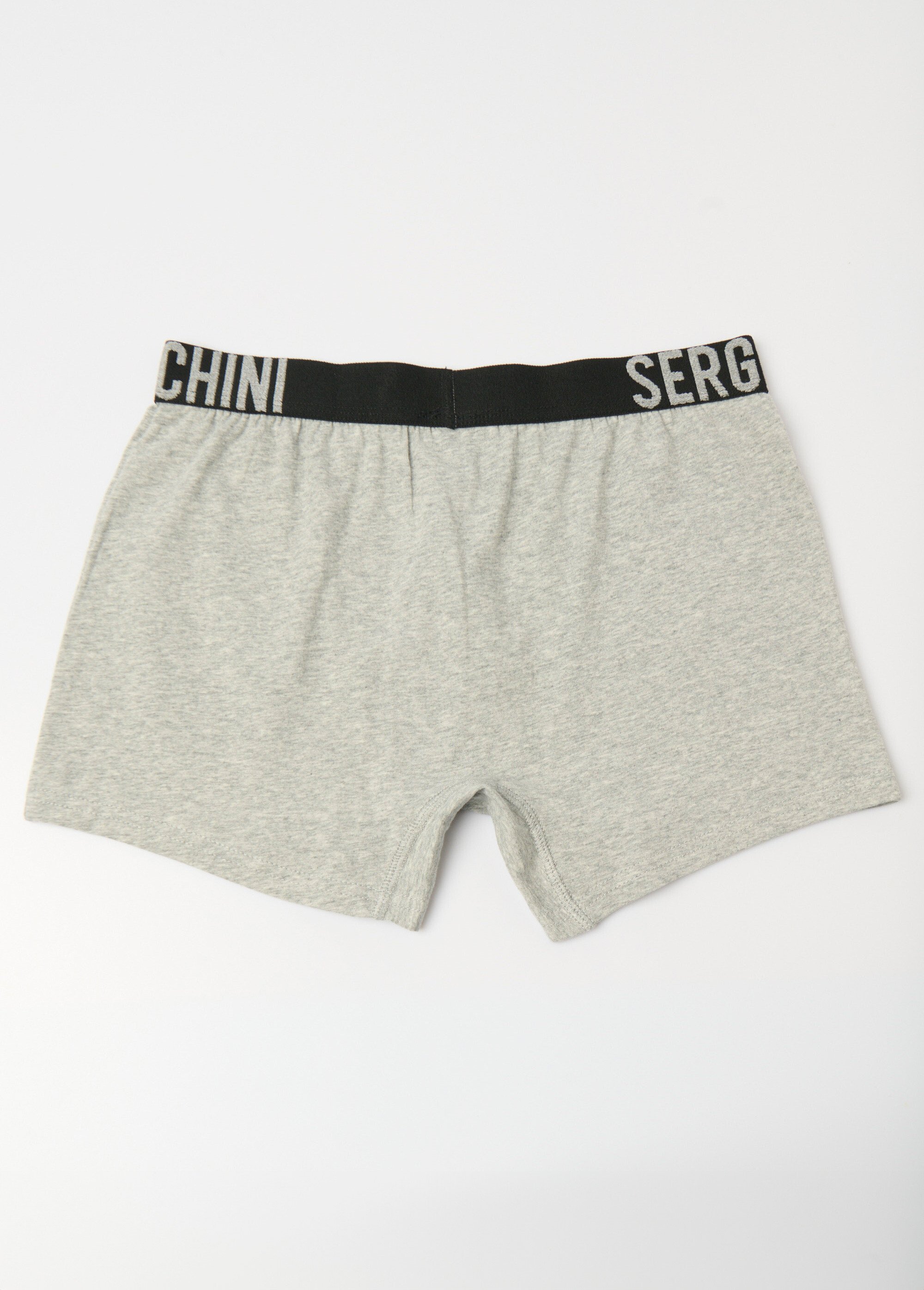 Boxer chiné taille élastiquée