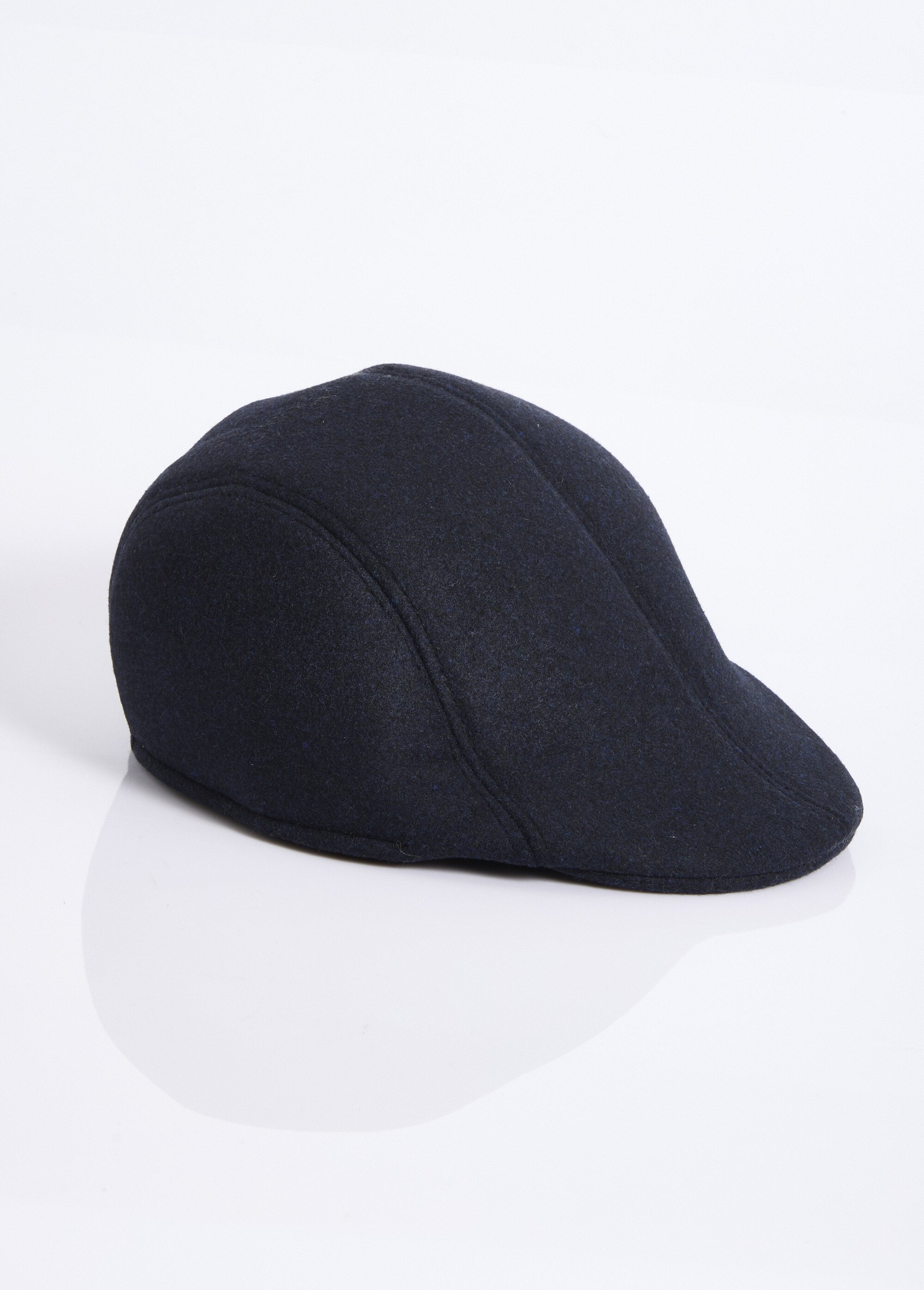 Casquette plate façon lainage Homme Bleu NES180MHW2201 FA1