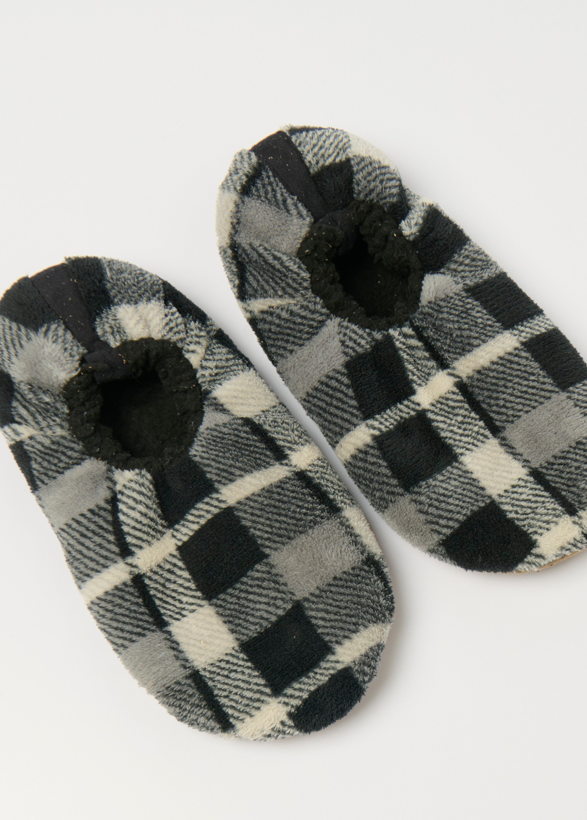 Chaussons fourrés chauds antidérapants