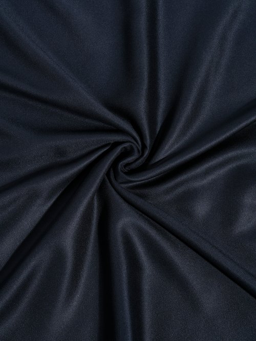 Coupon de tissu léger en viscose BLEU COT120112 FA1