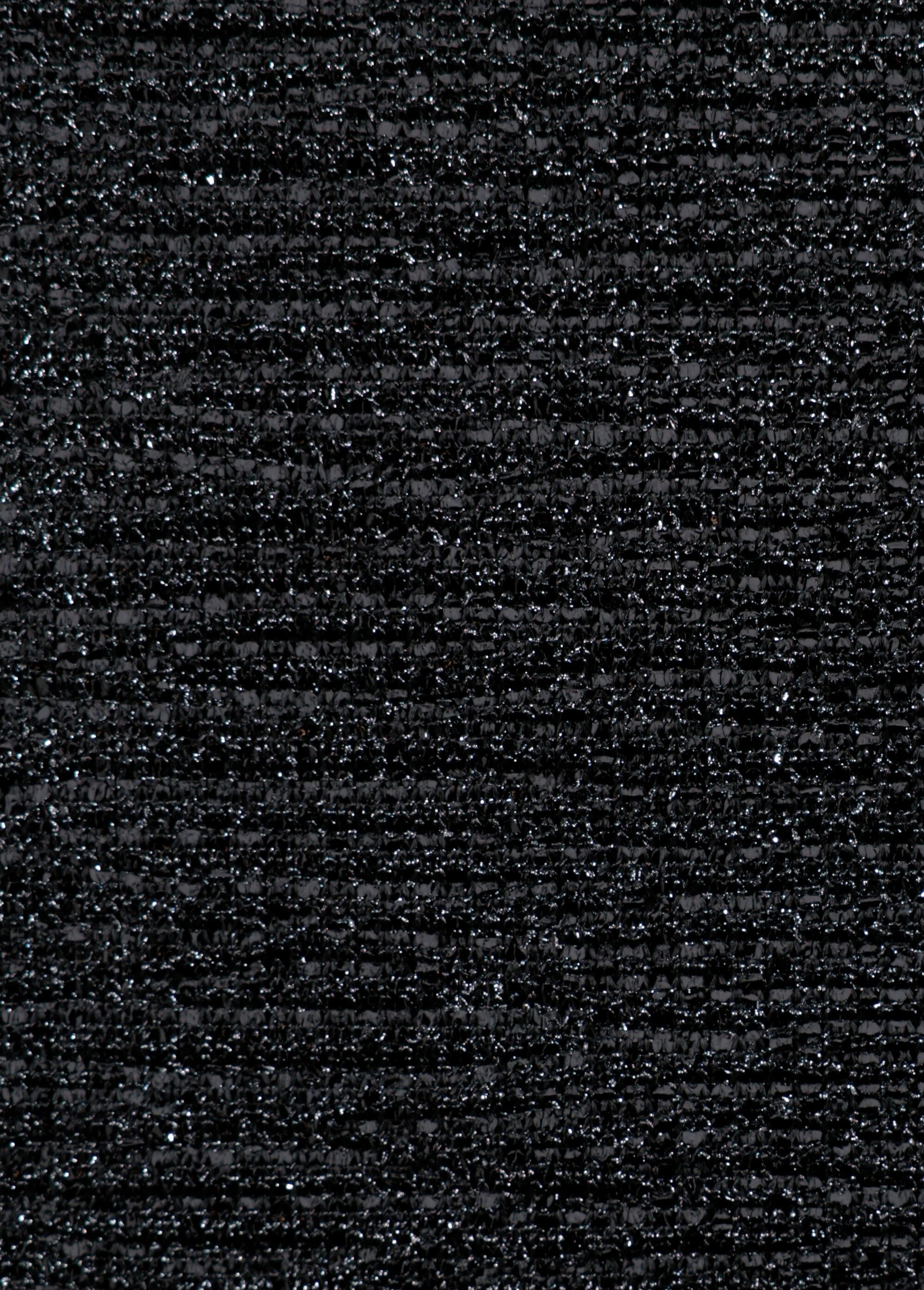 Coupon tissu habillement, jersey brillant NOIR COT146319 DE2