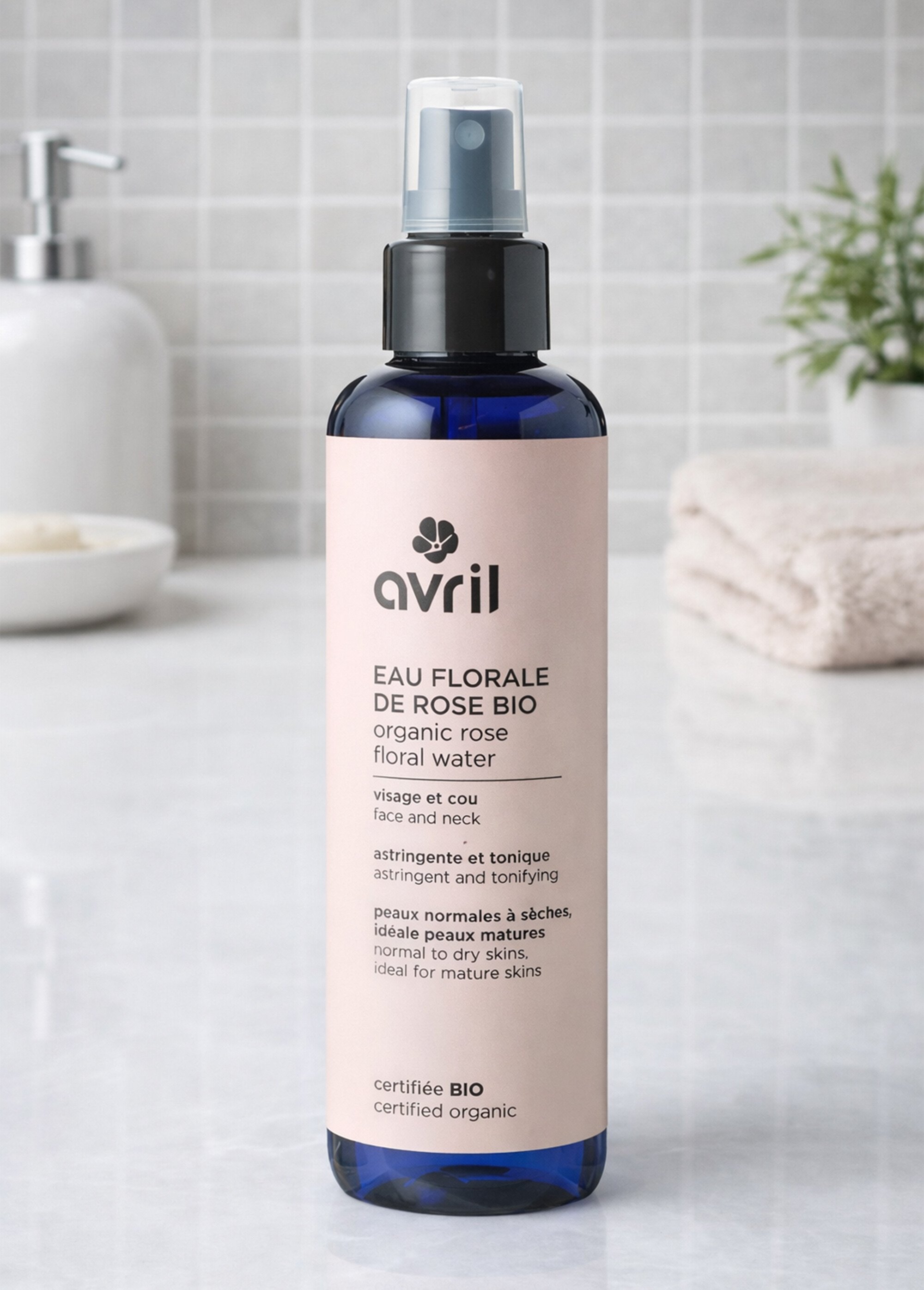 Eau florale BIO pour la peau Rose AV-1264 SI1