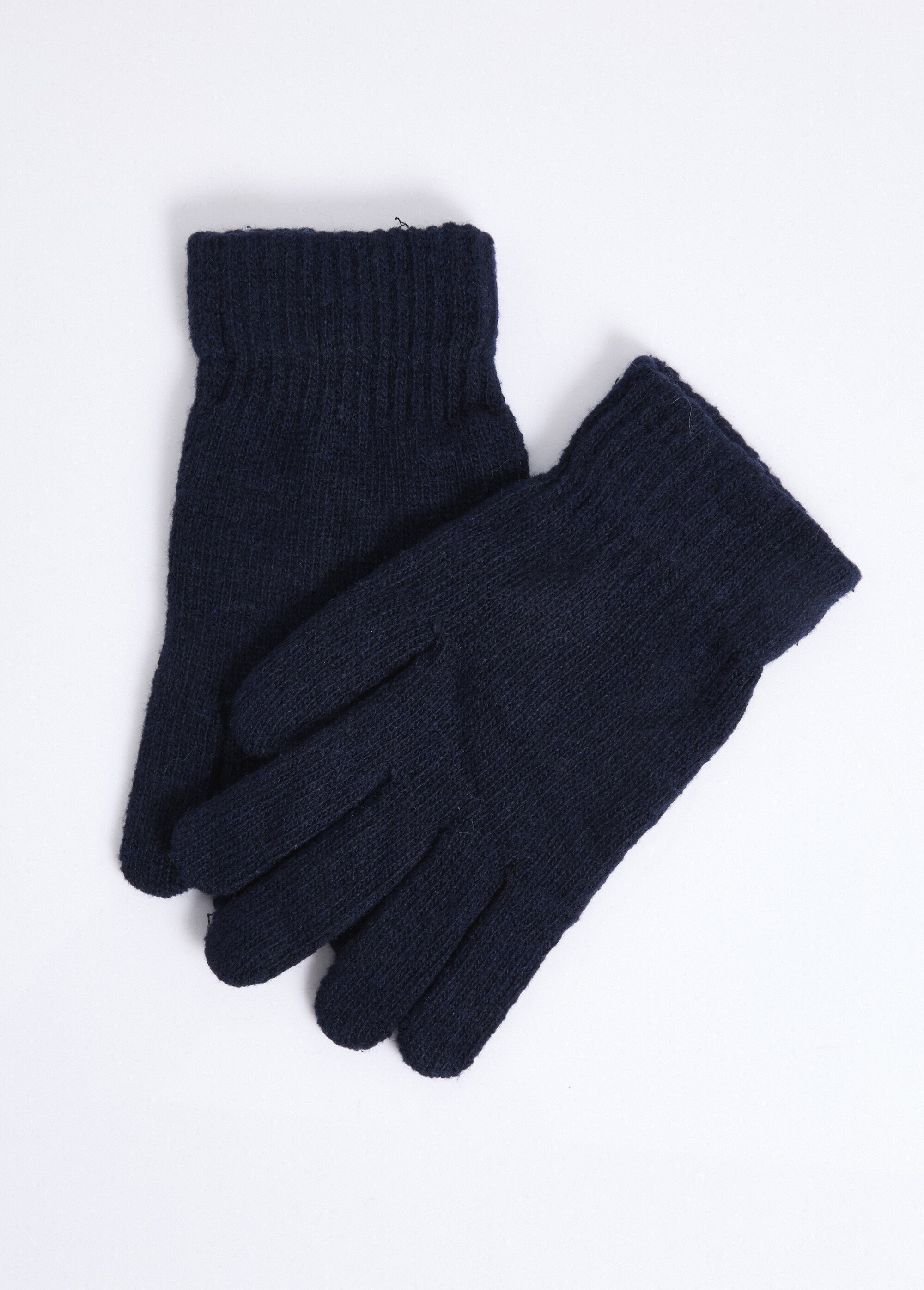 Gants chauds en maille Homme Bleu NES180MG2312 FA1