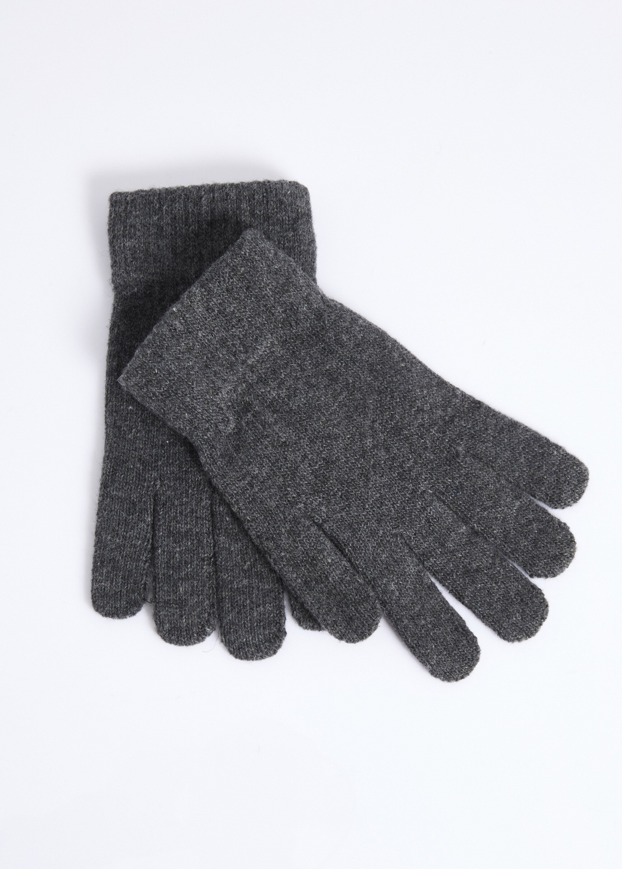 Gants chauds en maille Homme Gris NES180MG2312 DE1