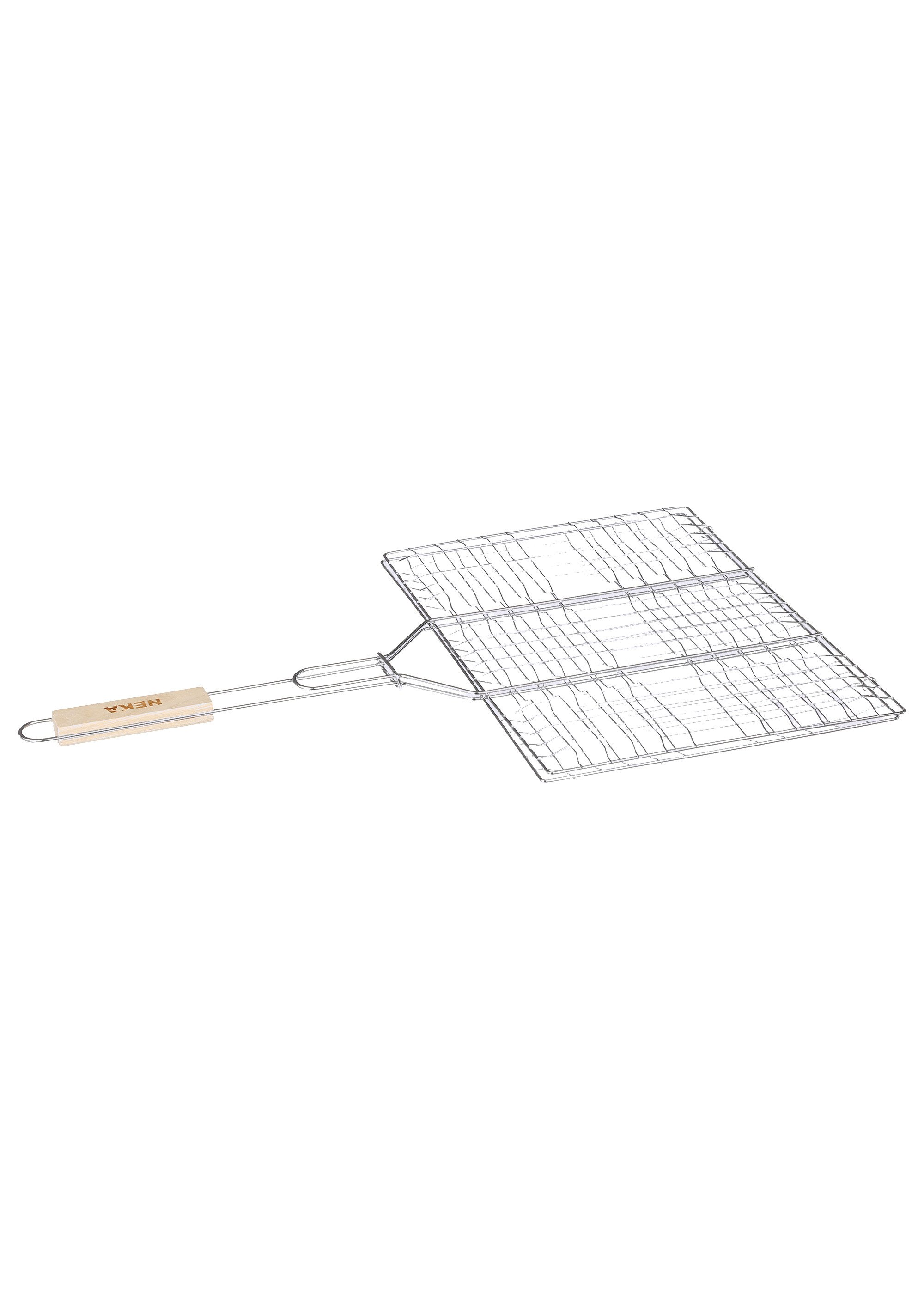 Grille de barbecue chromée double, 30x40cm