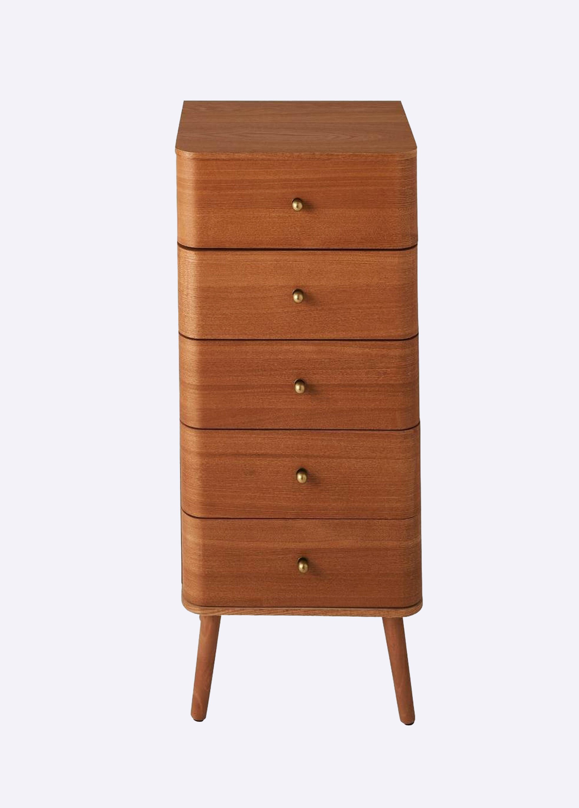 KARL Chiffonier 5 tiroirs arrondis BEIGE CAL-14913133 FA1