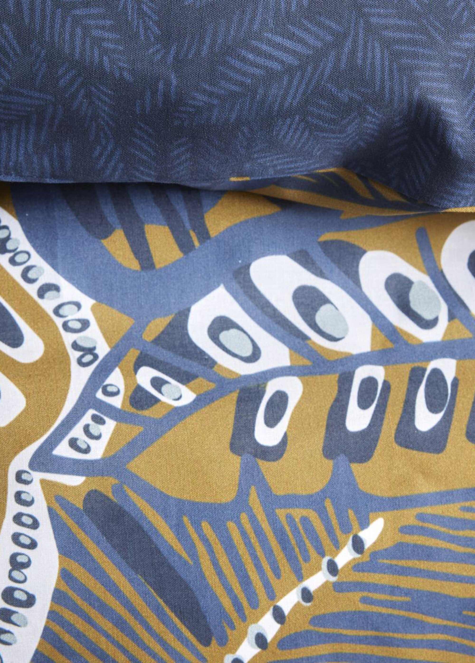 Parure pur coton 260 x 240cm, Exotica Bleu ML-SUNS124926 DE1