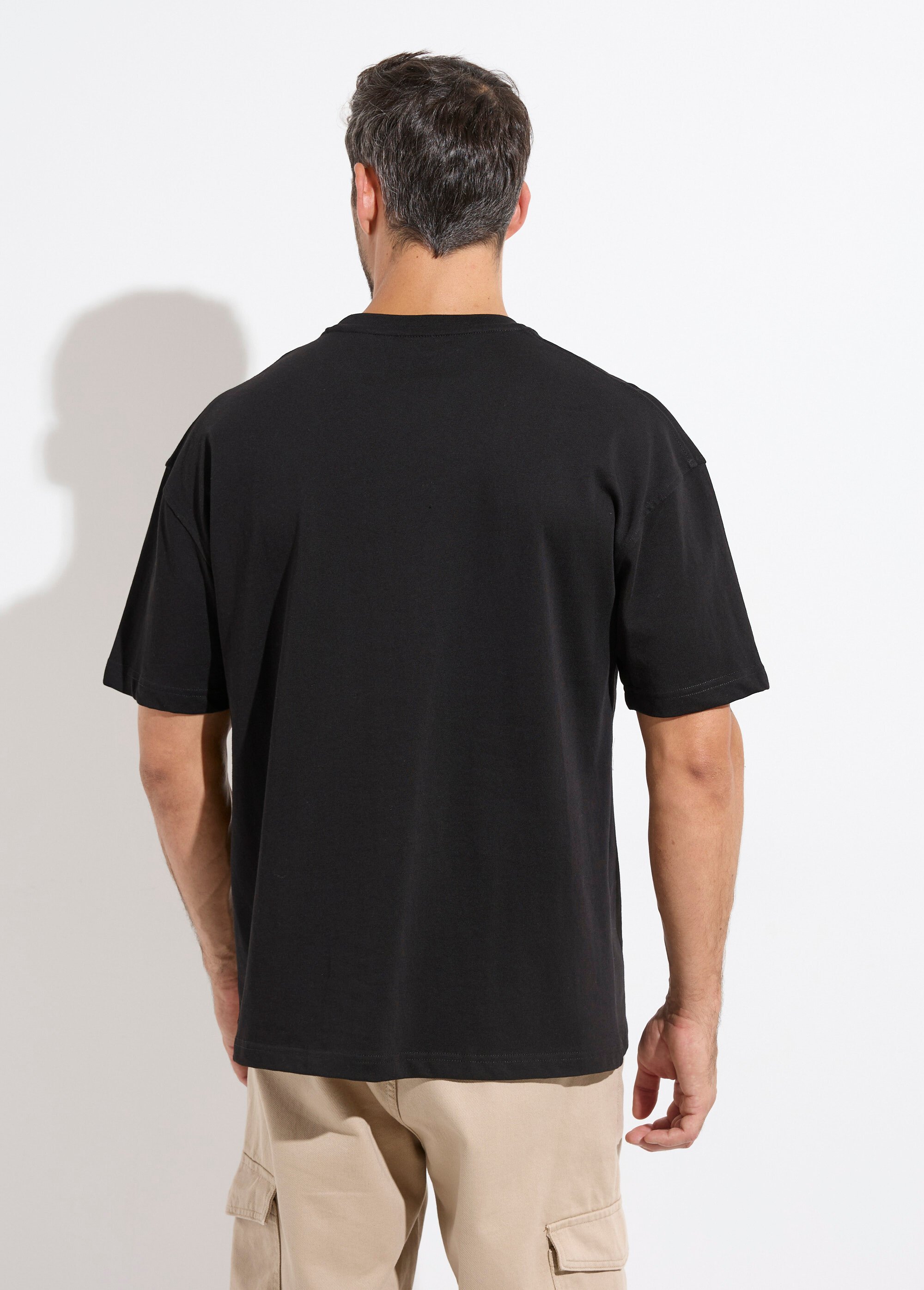 T-shirt épais détail coeur bouclette