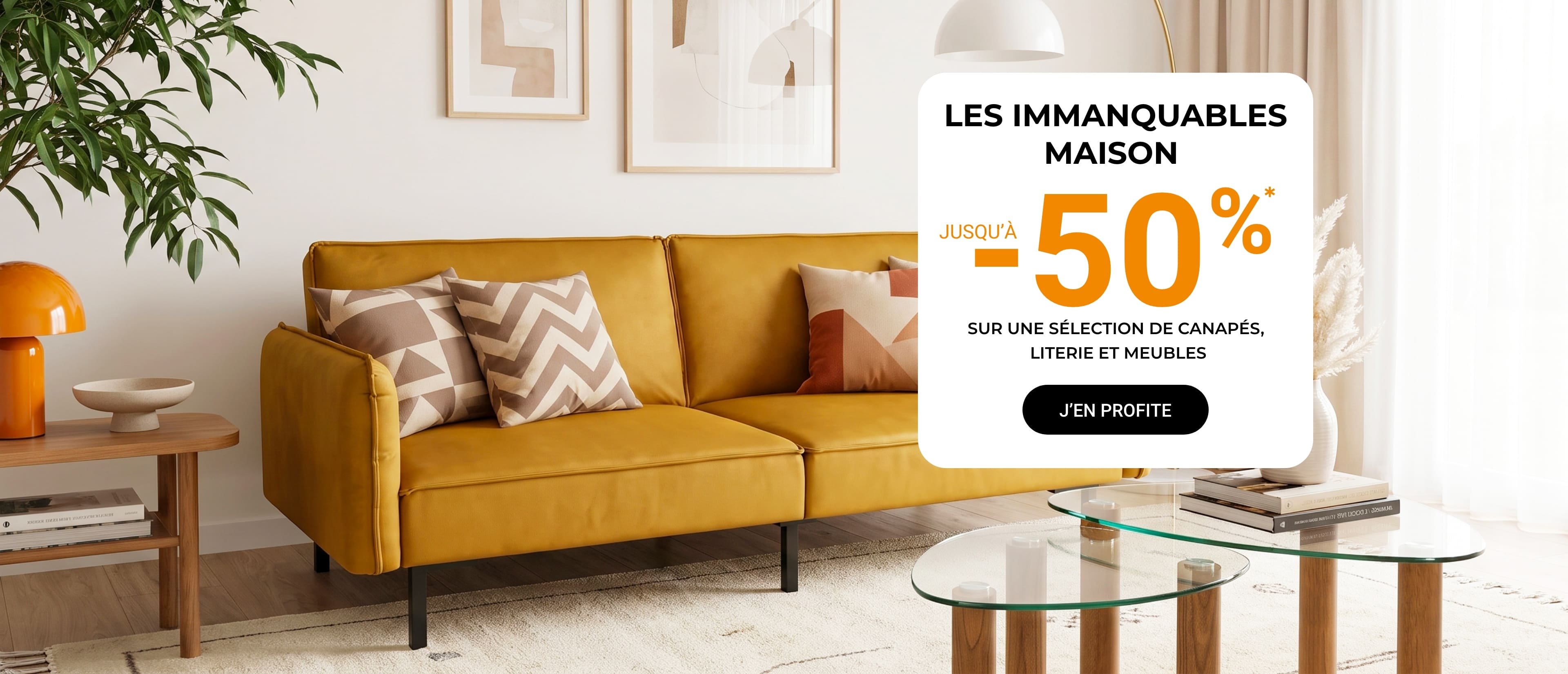 Les immanquables maison Jusqu'à -50%*