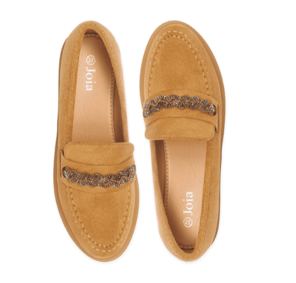 Mocassins détails bijou semelle épaisse