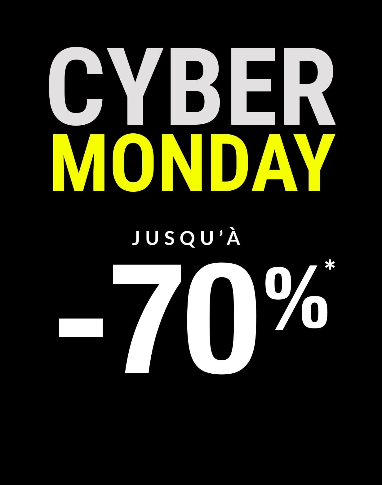 Black friday jusqu'à -70%*